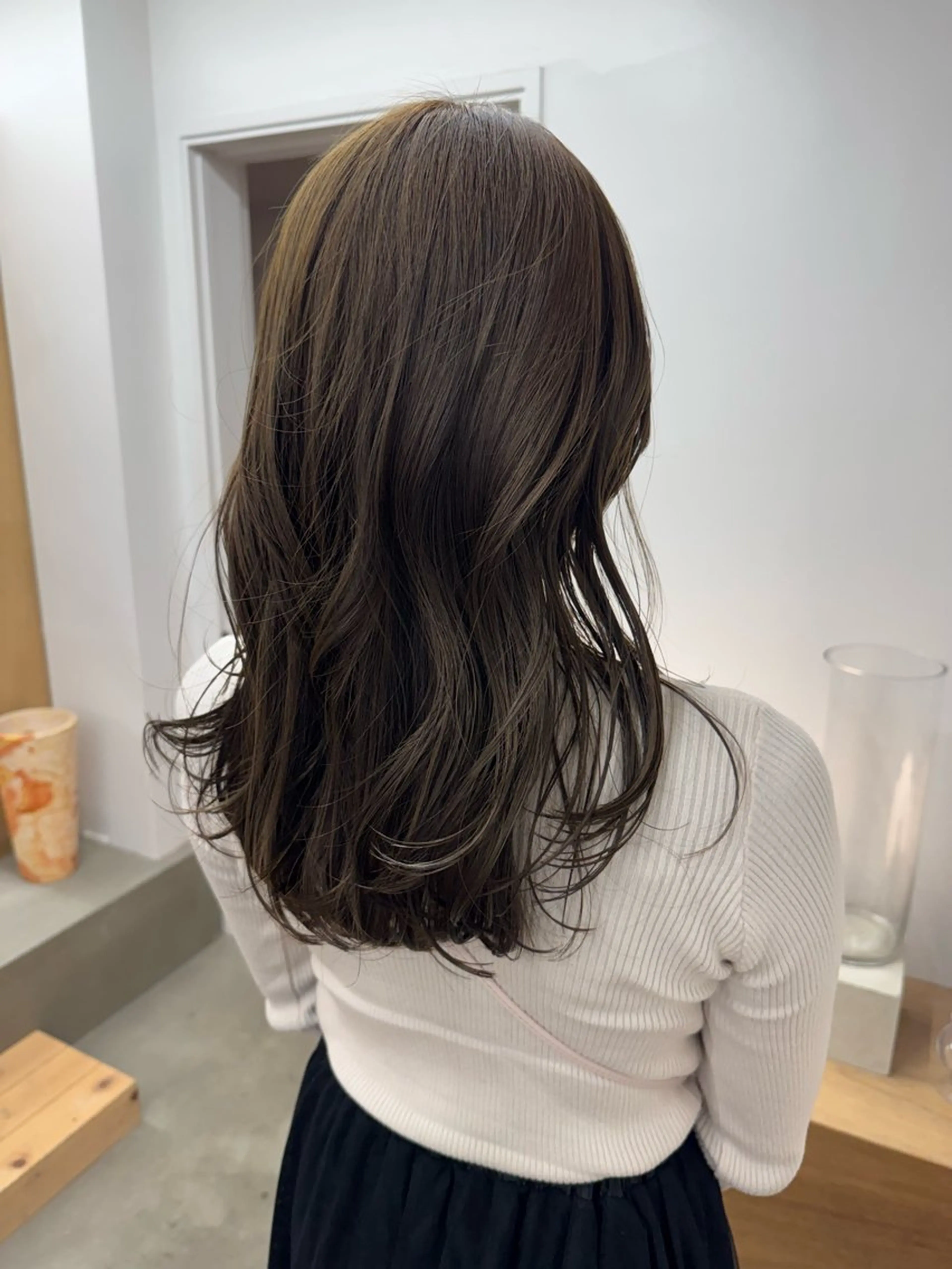 セミロング カラー ヘアカラー 坂本 圭太朗のヘアスタイル