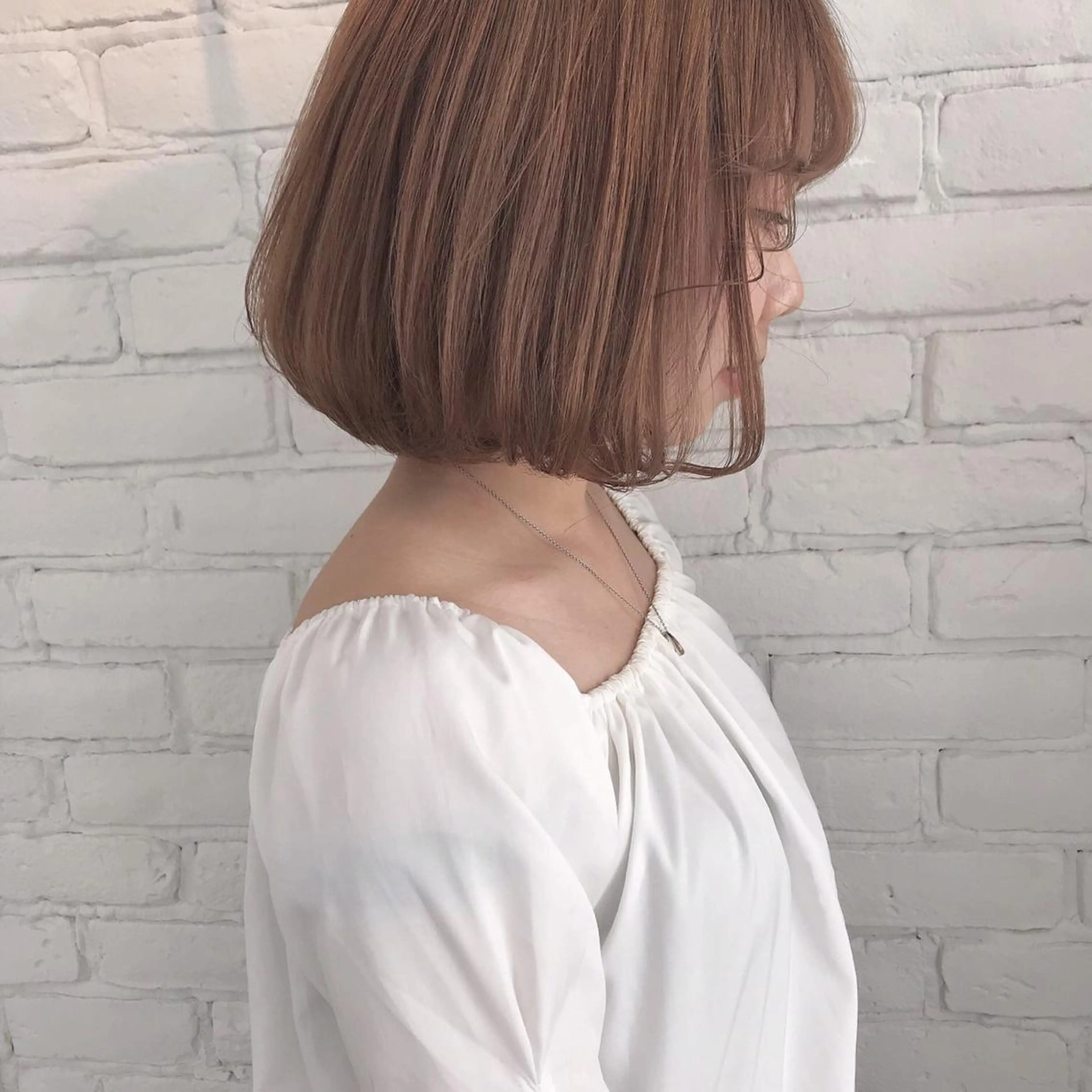 ショート 艶カラー/フェイス レイヤー/たむのヘアスタイル