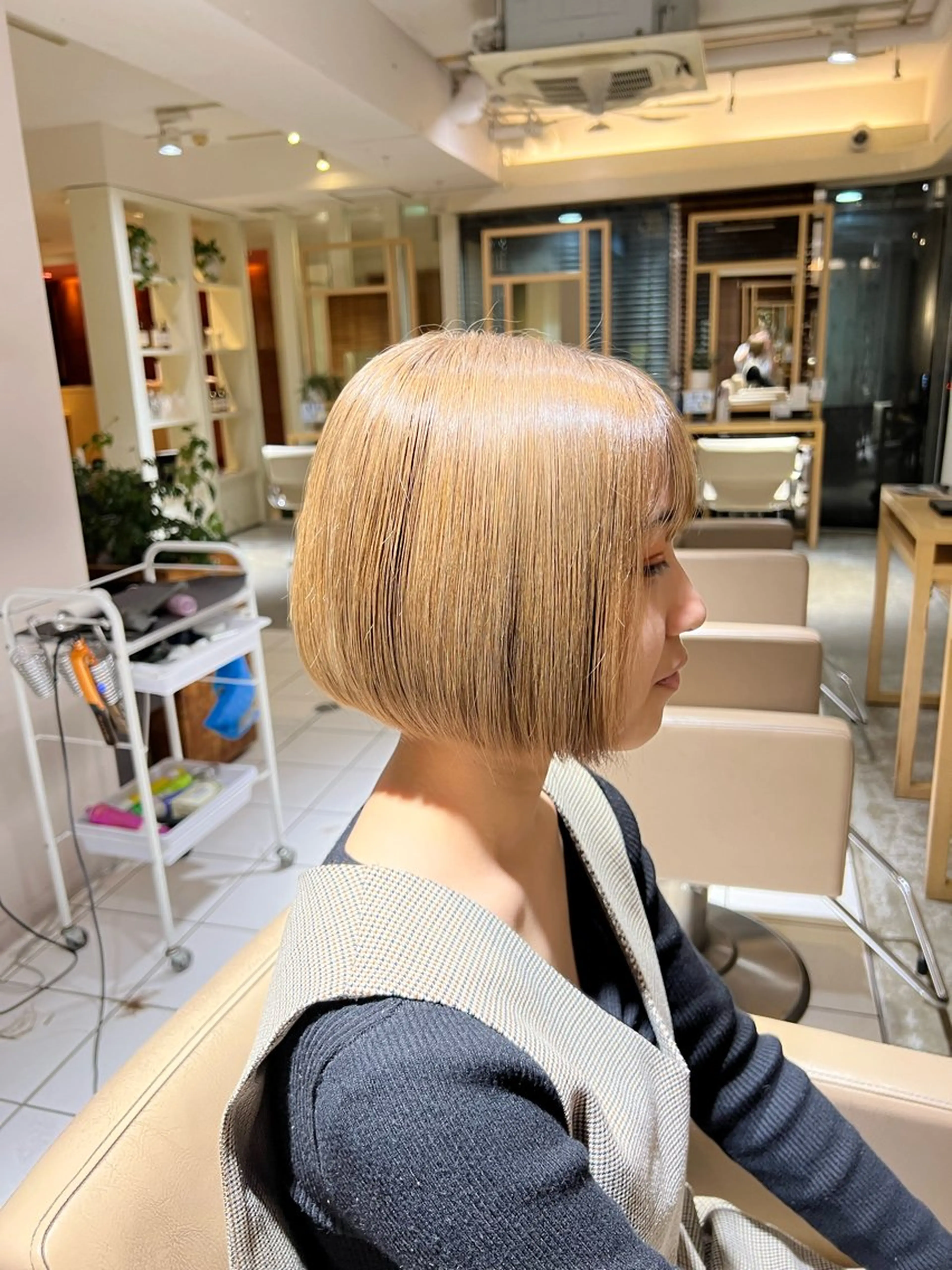 ショート カラー ボブ レイヤー/髪質改善 DAISUKEのヘアスタイル