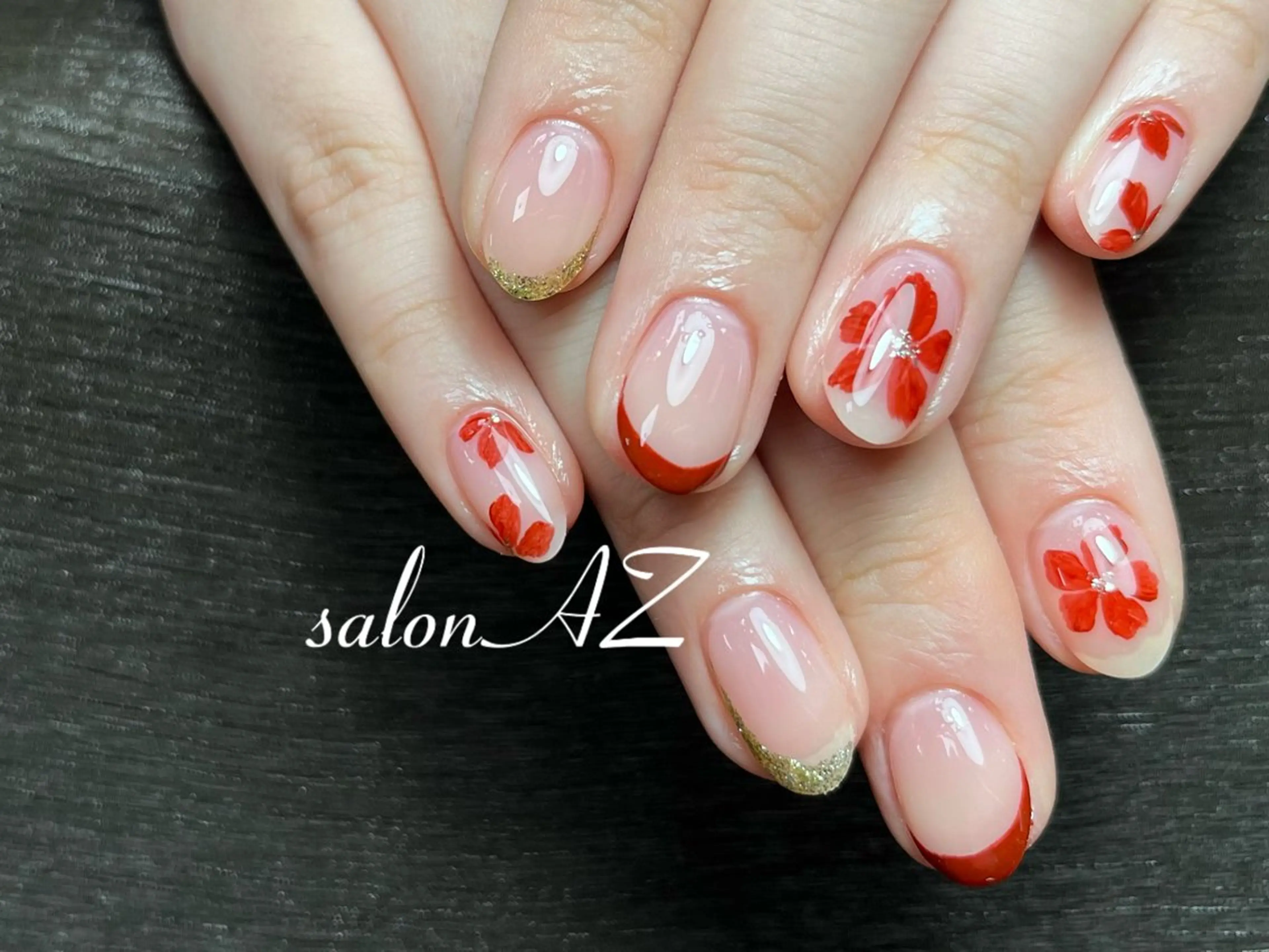 ネイル ハンドネイル salonAZ トップネイリストのネイルデザイン