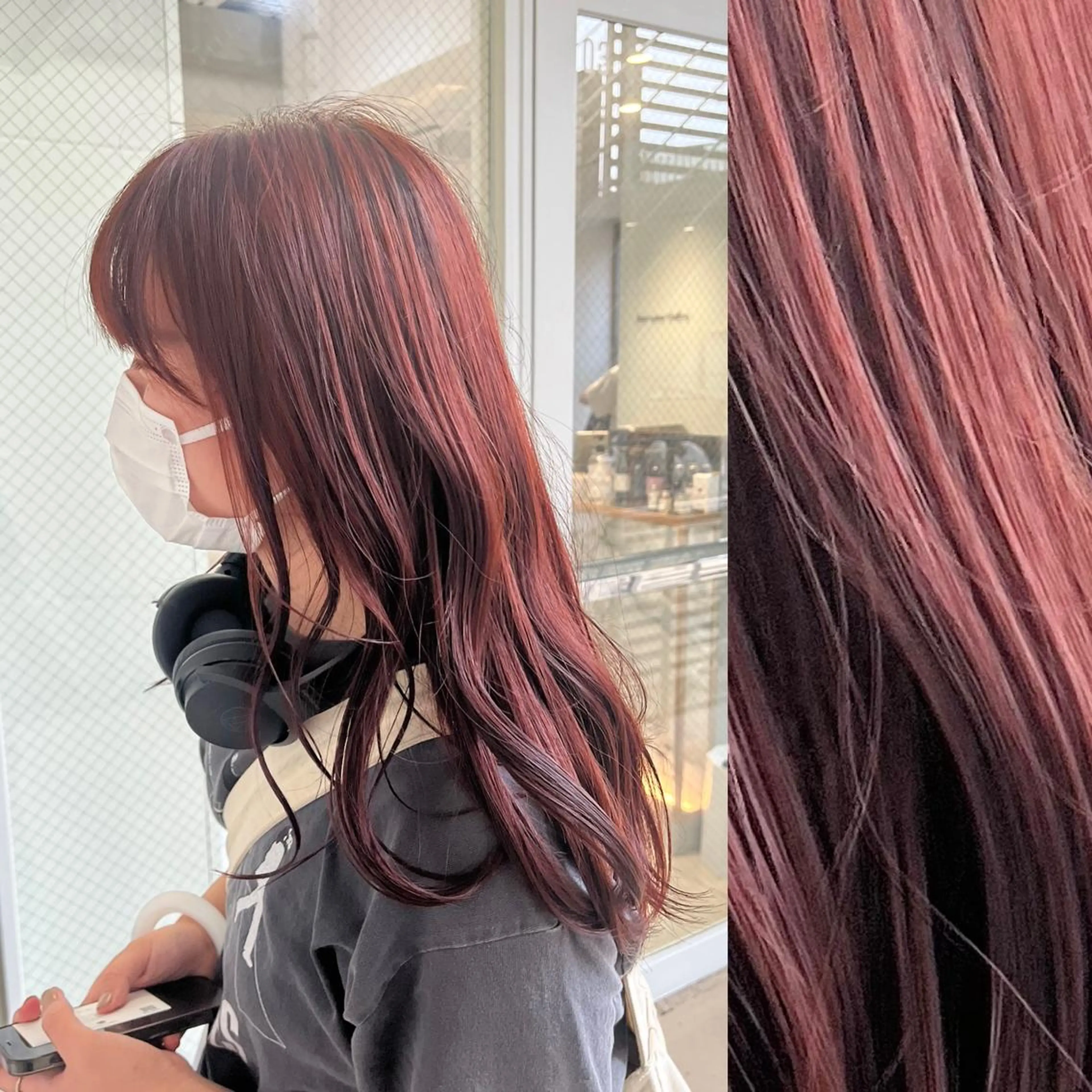 ロング カラー ヘアアレンジ ベージュカラー ブリーチ ブラウンカラー ケアブリーチ カシス ヘアカラー トリートメント ヘアセット stylist ◎RUKI.のヘアスタイル