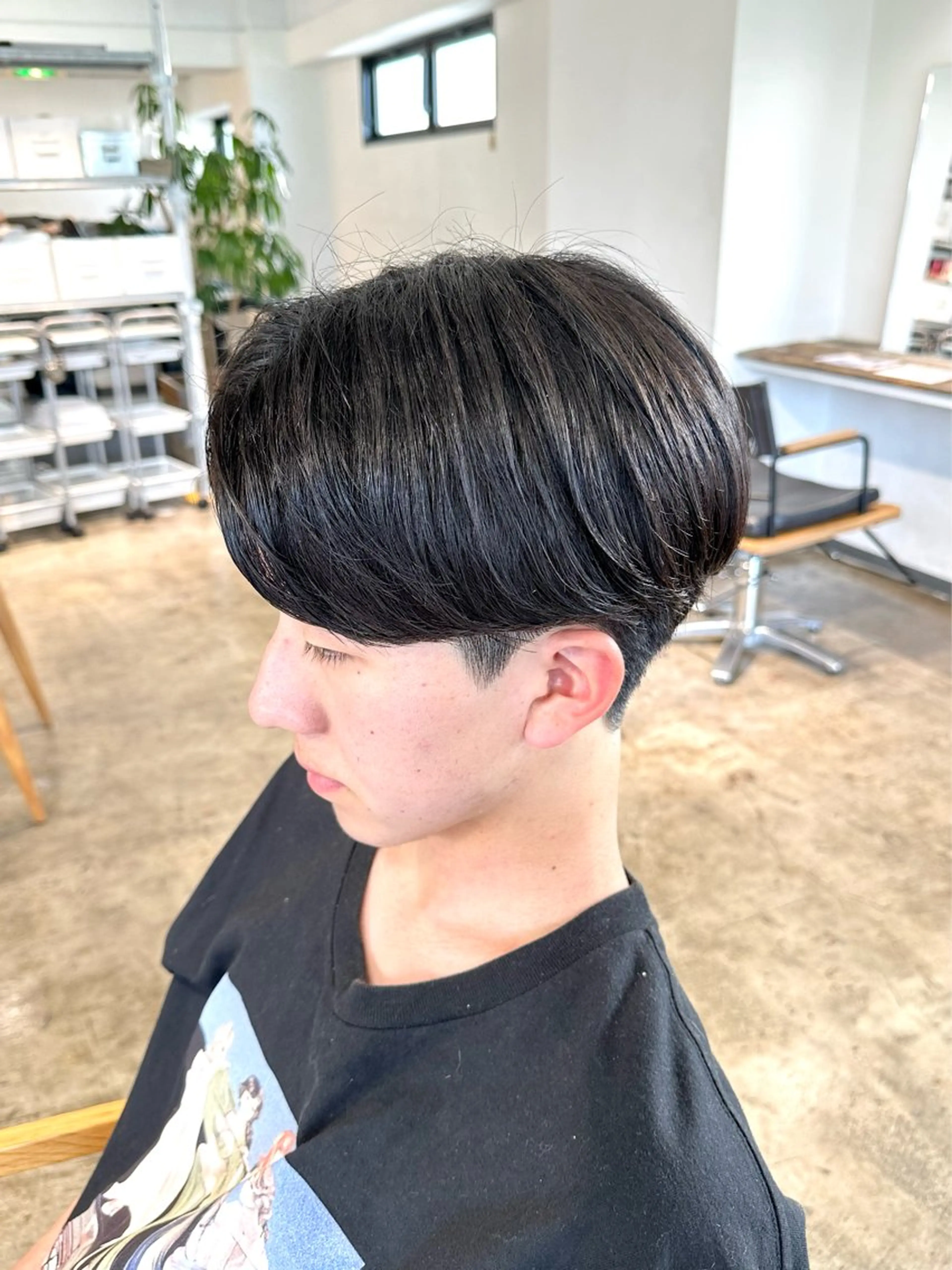 パーマ メンズ センターパート カルマパーマ メンズパーマ カット パーマ トリートメント 骨格補正施術/メンズ 専門美容師/YUYAのヘアスタイル