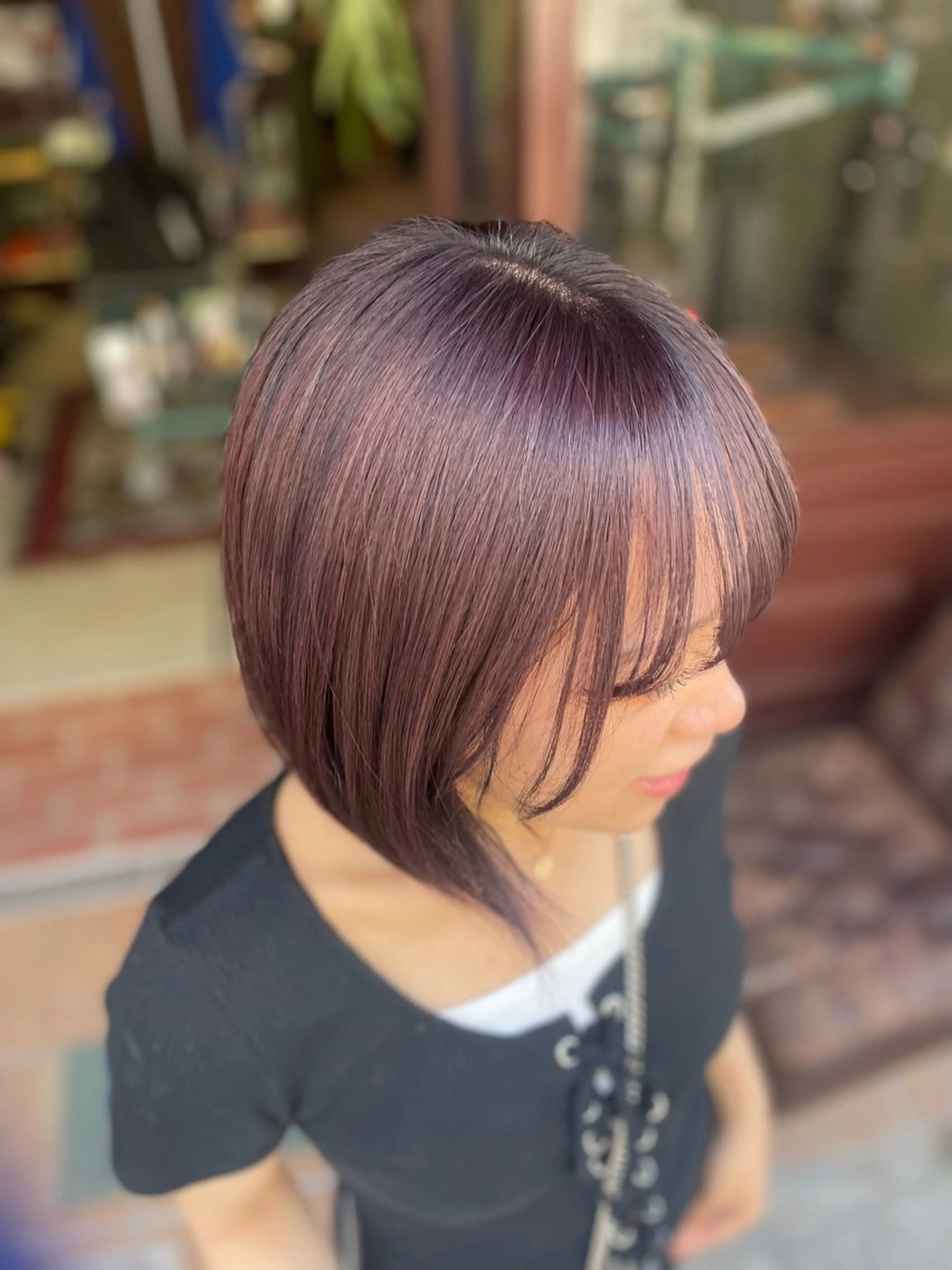 ミディアム カラー カット ヘアカラー トリートメント PATH-hair. store/MAIのヘアスタイル