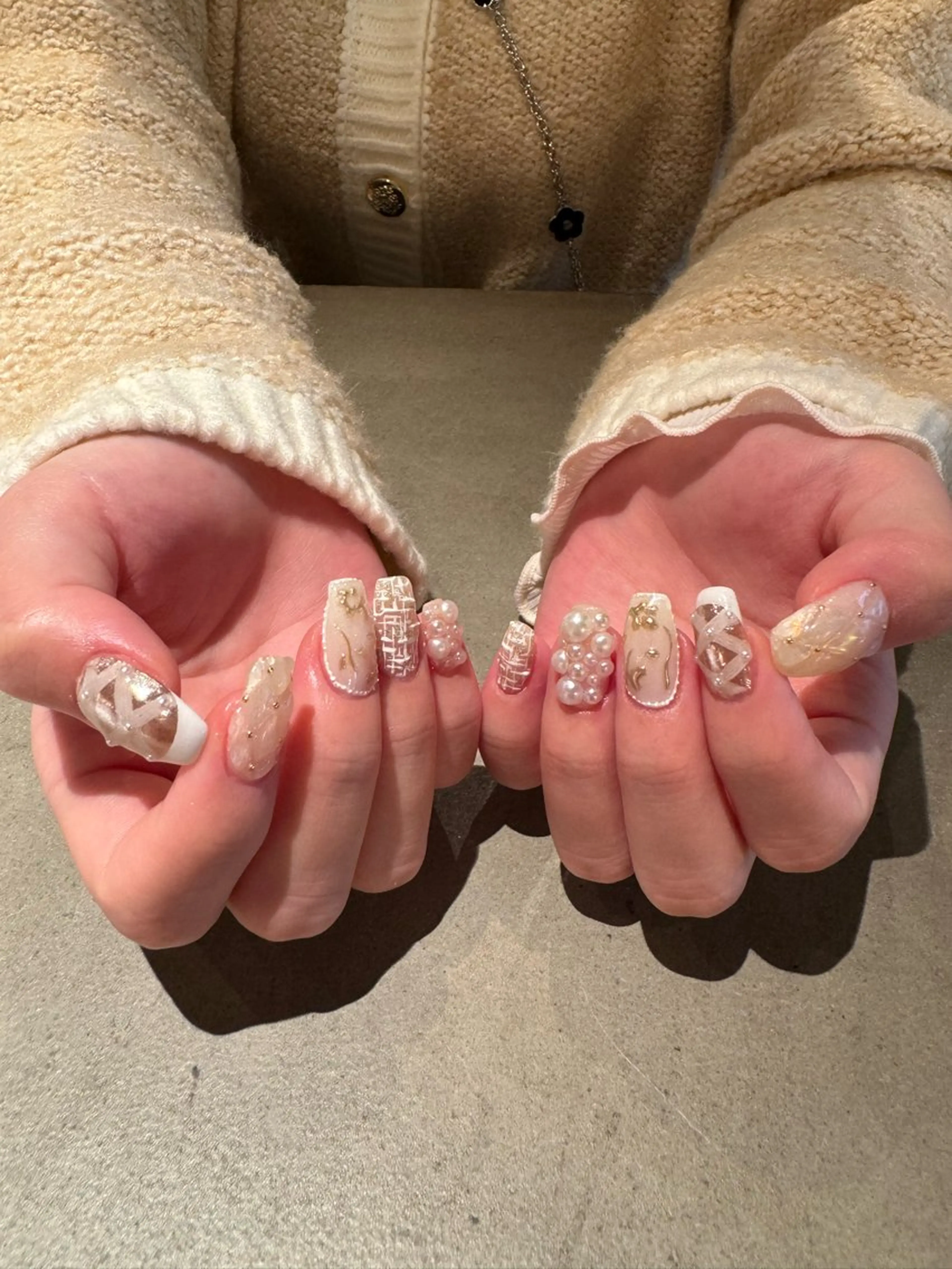 ネイル ハンドネイル にしぐち はるかのネイルデザイン