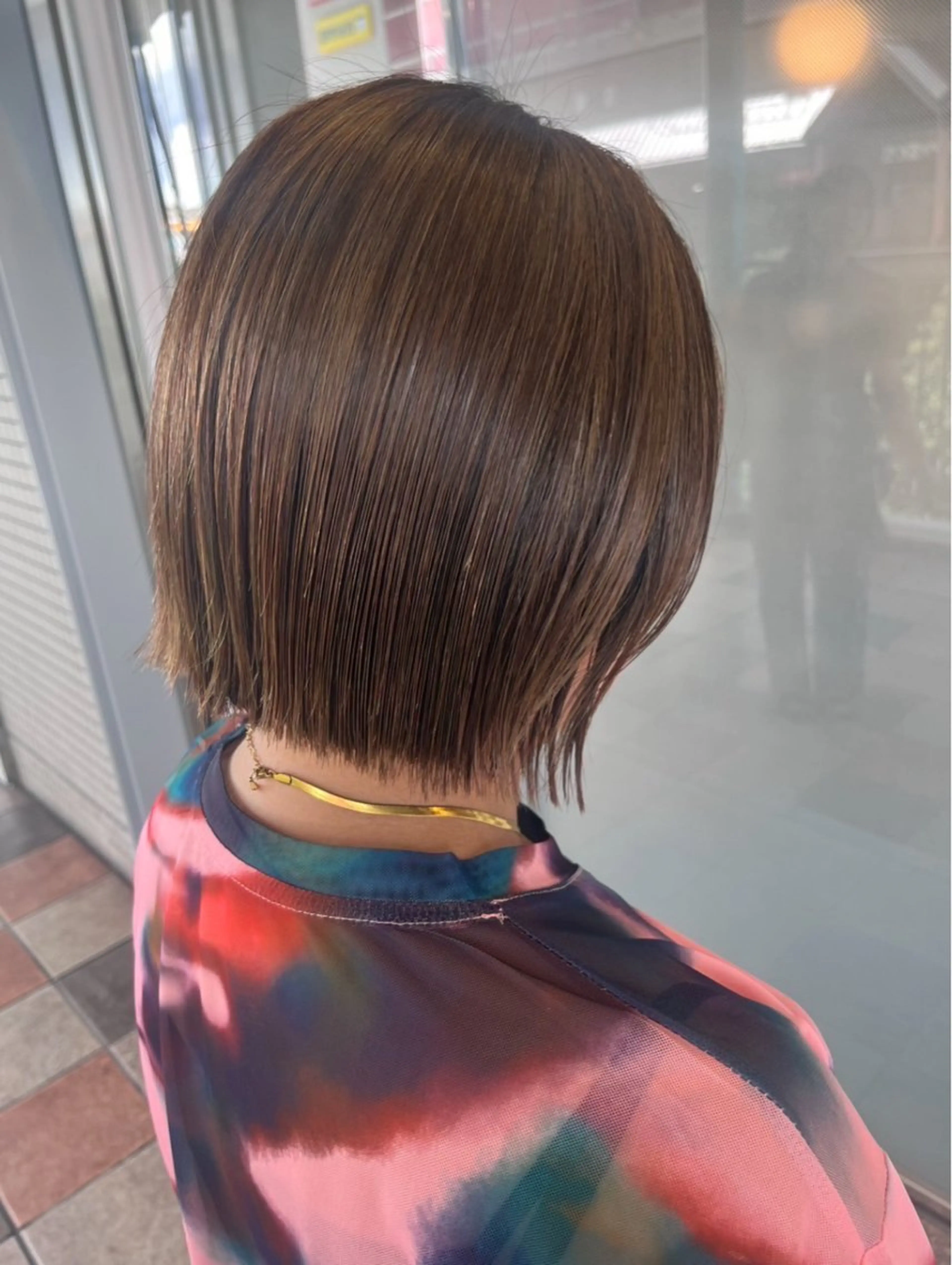 ショート カラー ベージュカラー ボブ カット ヘアカラー ヘッドスパ AVANCE.西宮北口所属・笠原 裕貴のヘアスタイル