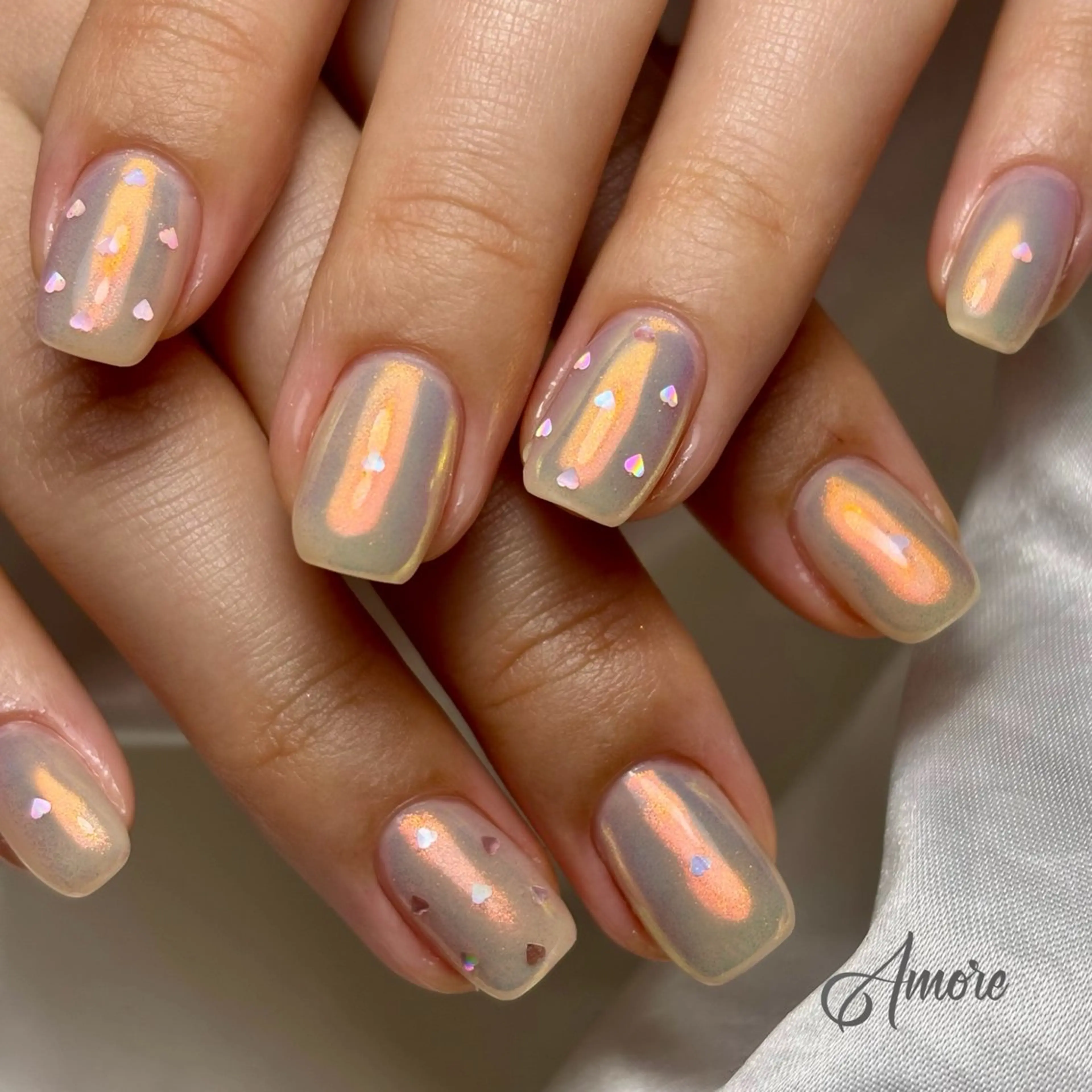 ネイル ジェルネイル キラキラネイル 韓国ネイル マグネットネイル パラジェル You kyehwaのネイルデザイン