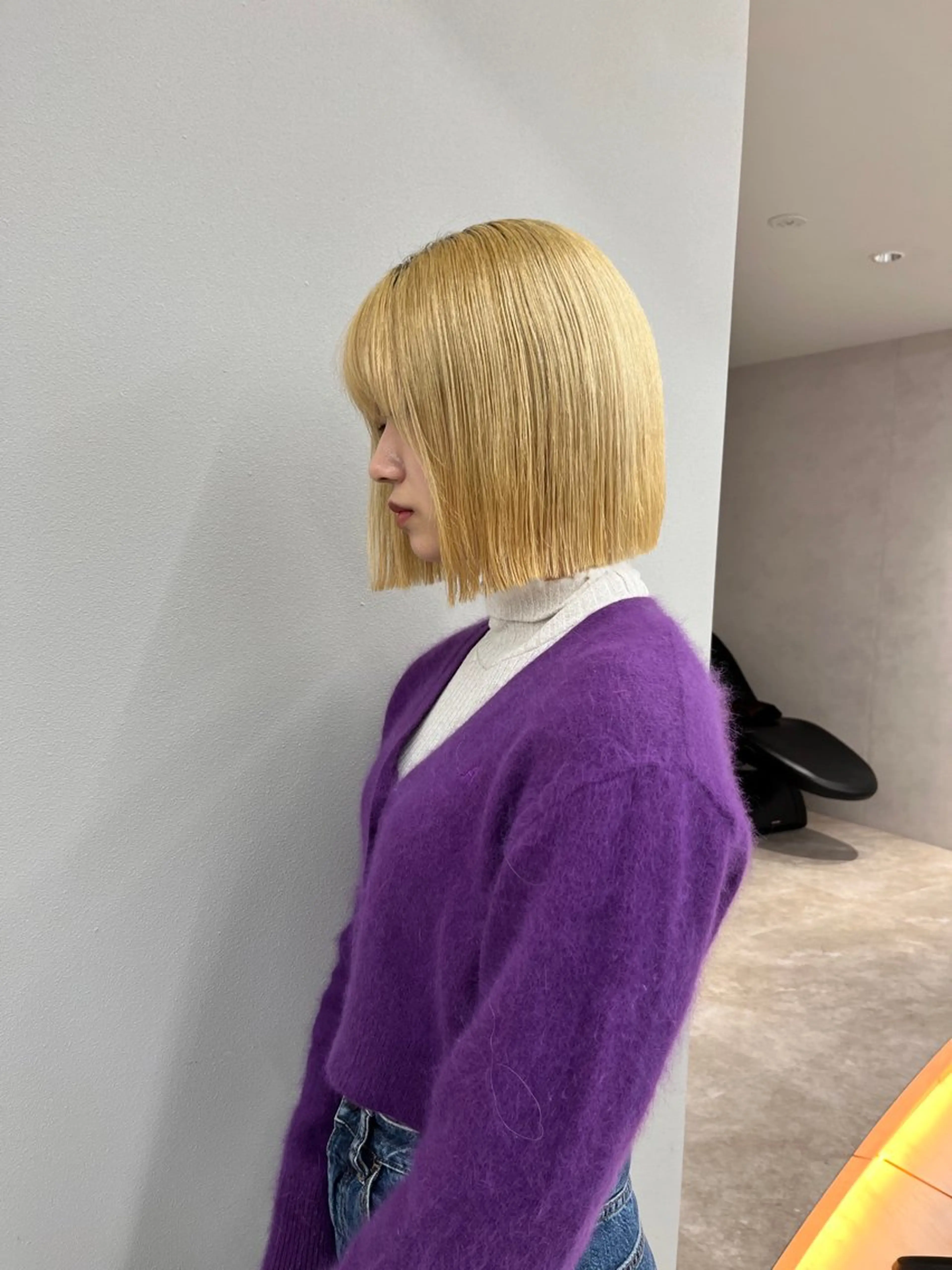 ショート カラー 池袋/似合わせ/縮毛 髪質改善【ugen】のヘアスタイル