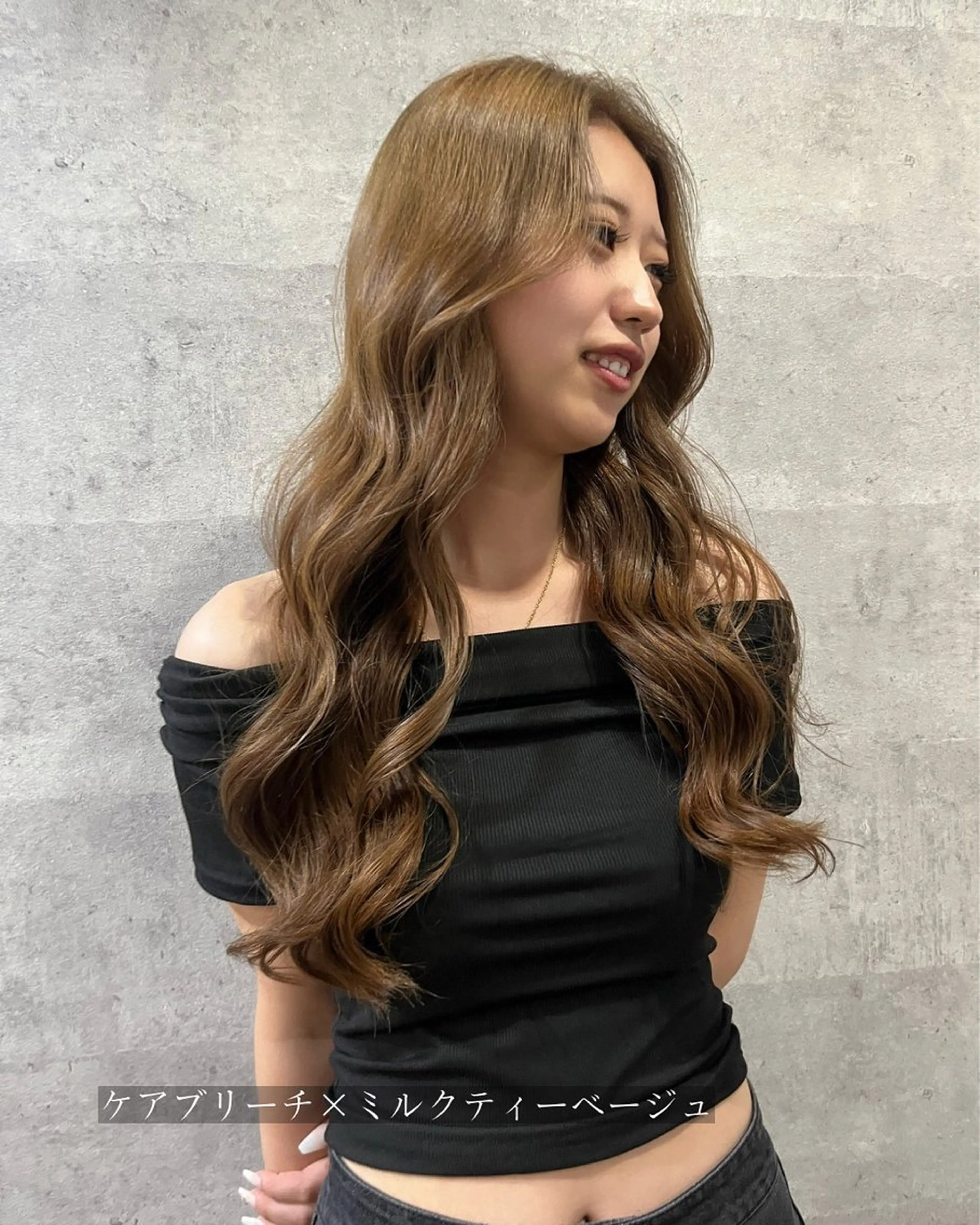 ロング カラー ヘアカラー 坂本 理輝のヘアスタイル