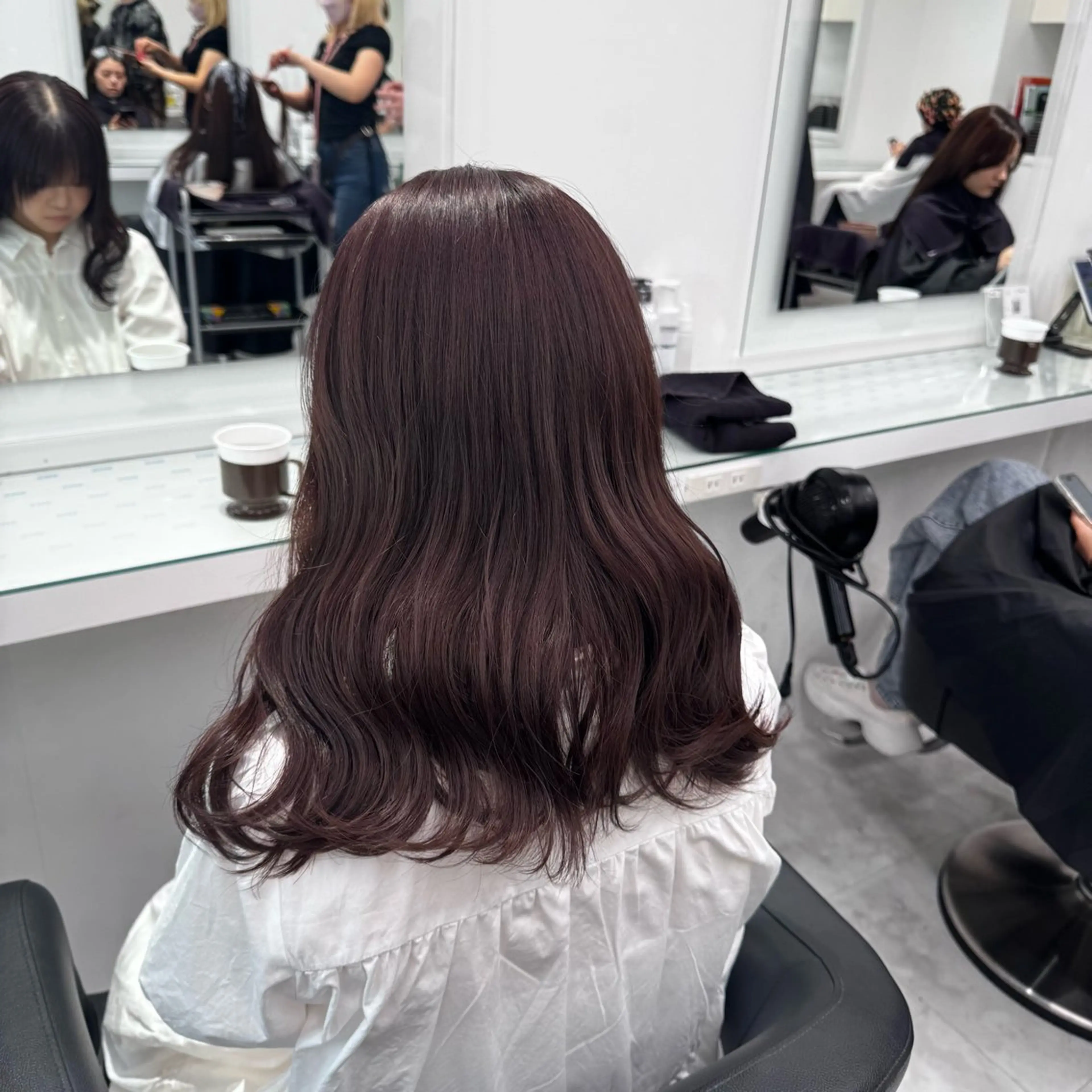 ロング カラー ヘアアレンジ ヘアカラー トリートメント ヘッドスパ ヘアセット ‎🤍モテ髪作ります 🤍ゆうと🤍のヘアスタイル