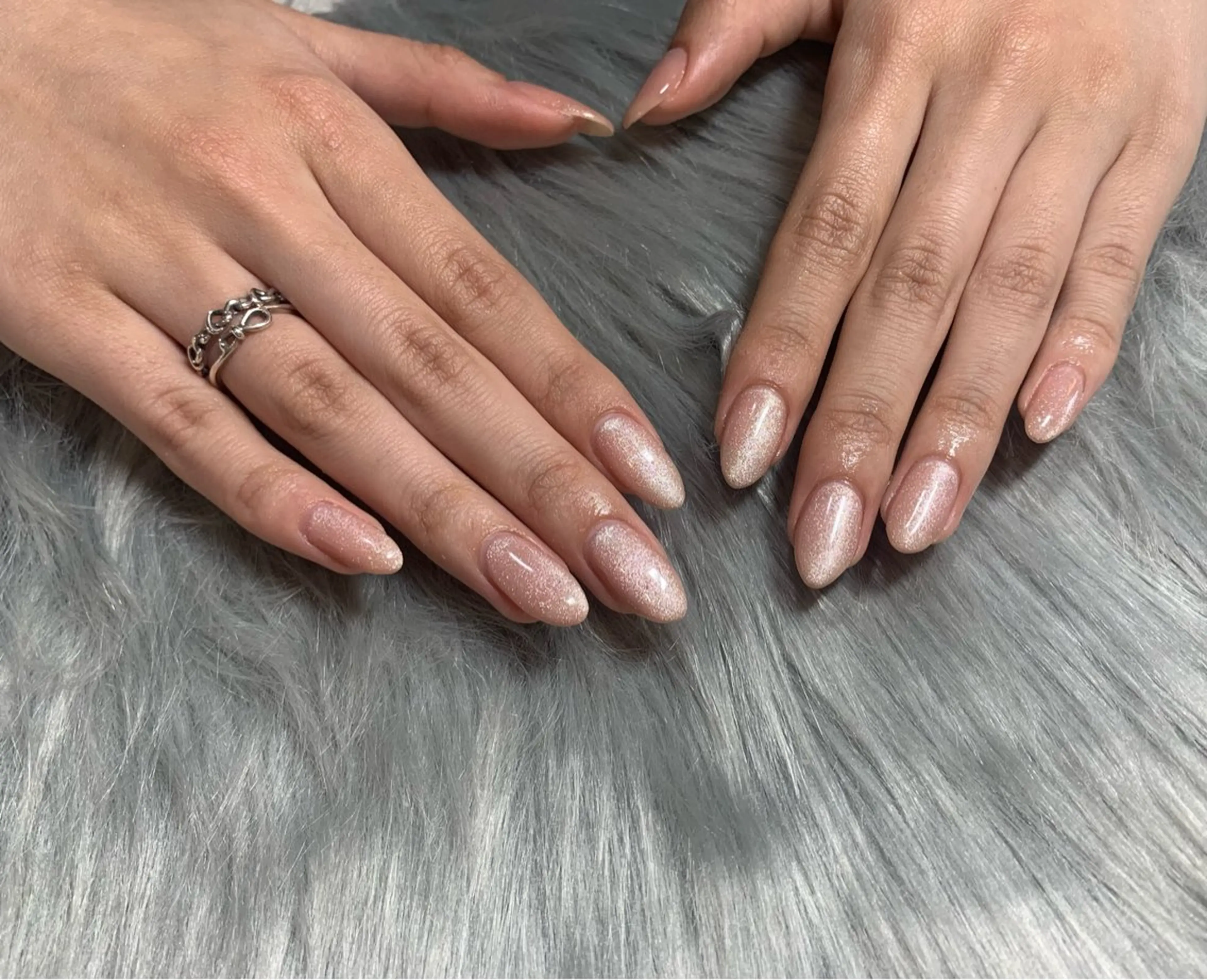 ネイル マグネットネイル マグネットワンカラー ワンカラーネイル ハンドネイル nail patio ❤︎Aikaのネイルデザイン