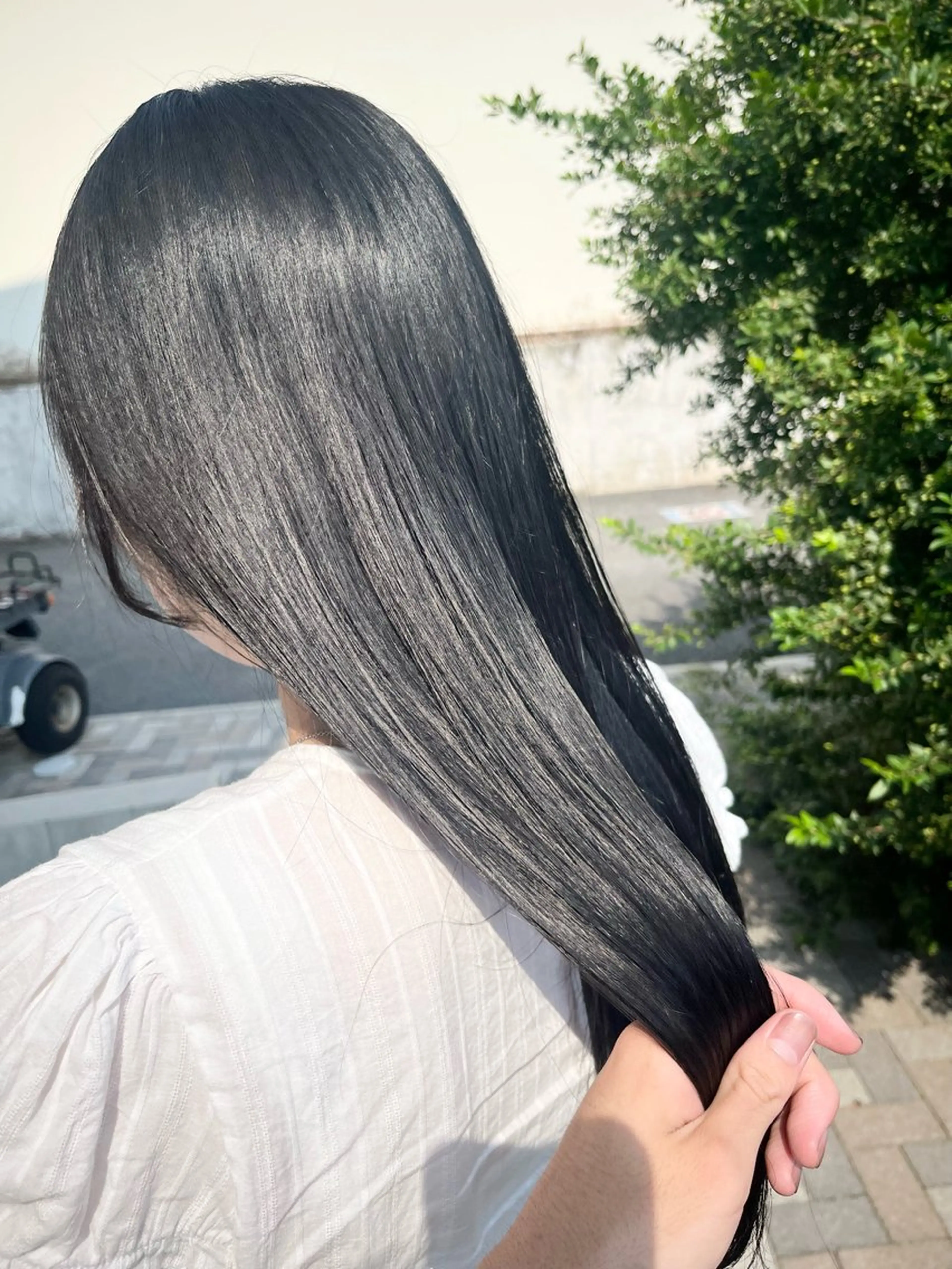 カットカラーと水分補給トリートメント🫧の写真