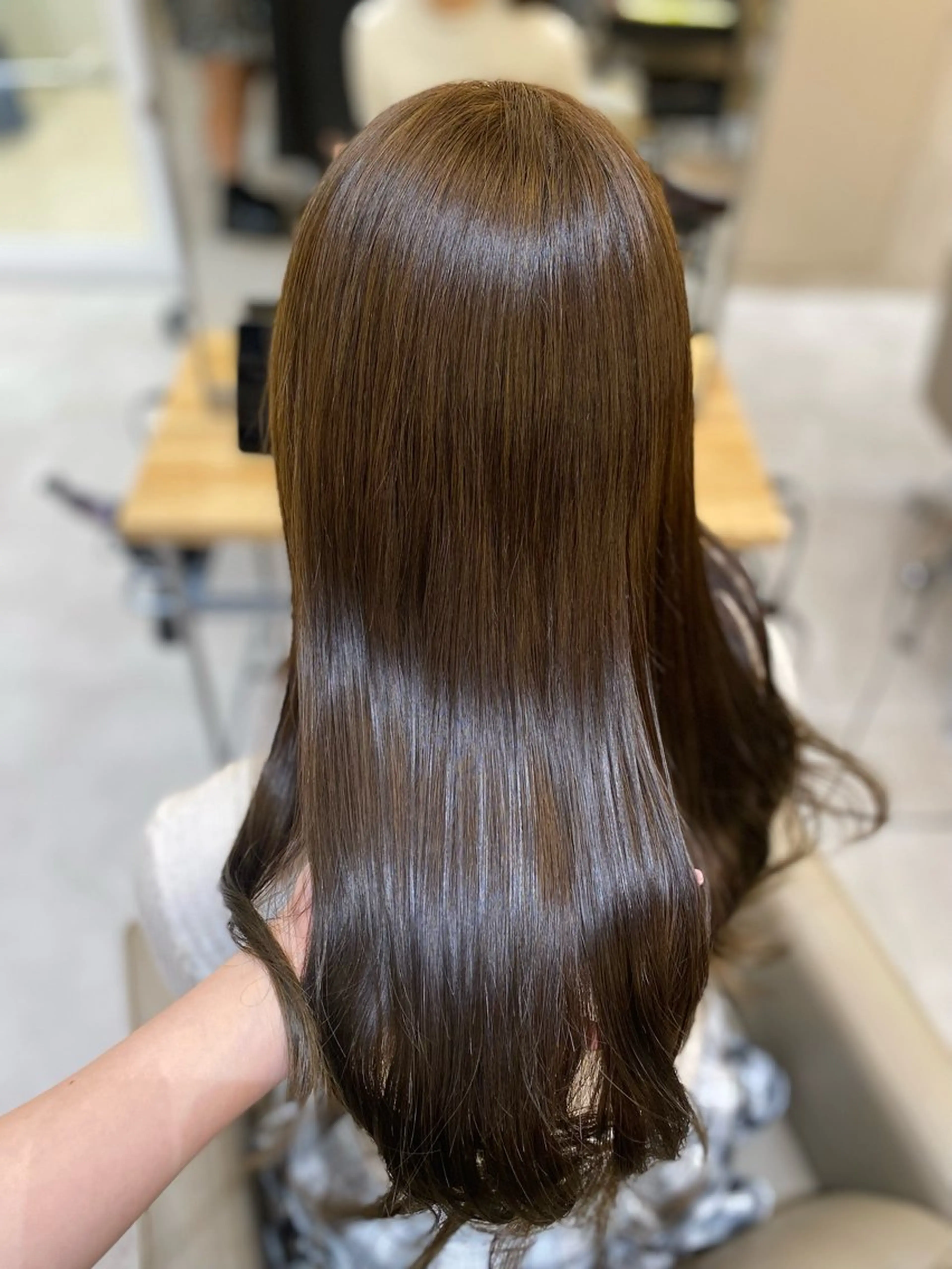 ロング カット ヘアカラー トリートメント AKANE 【zina新宿】のヘアスタイル