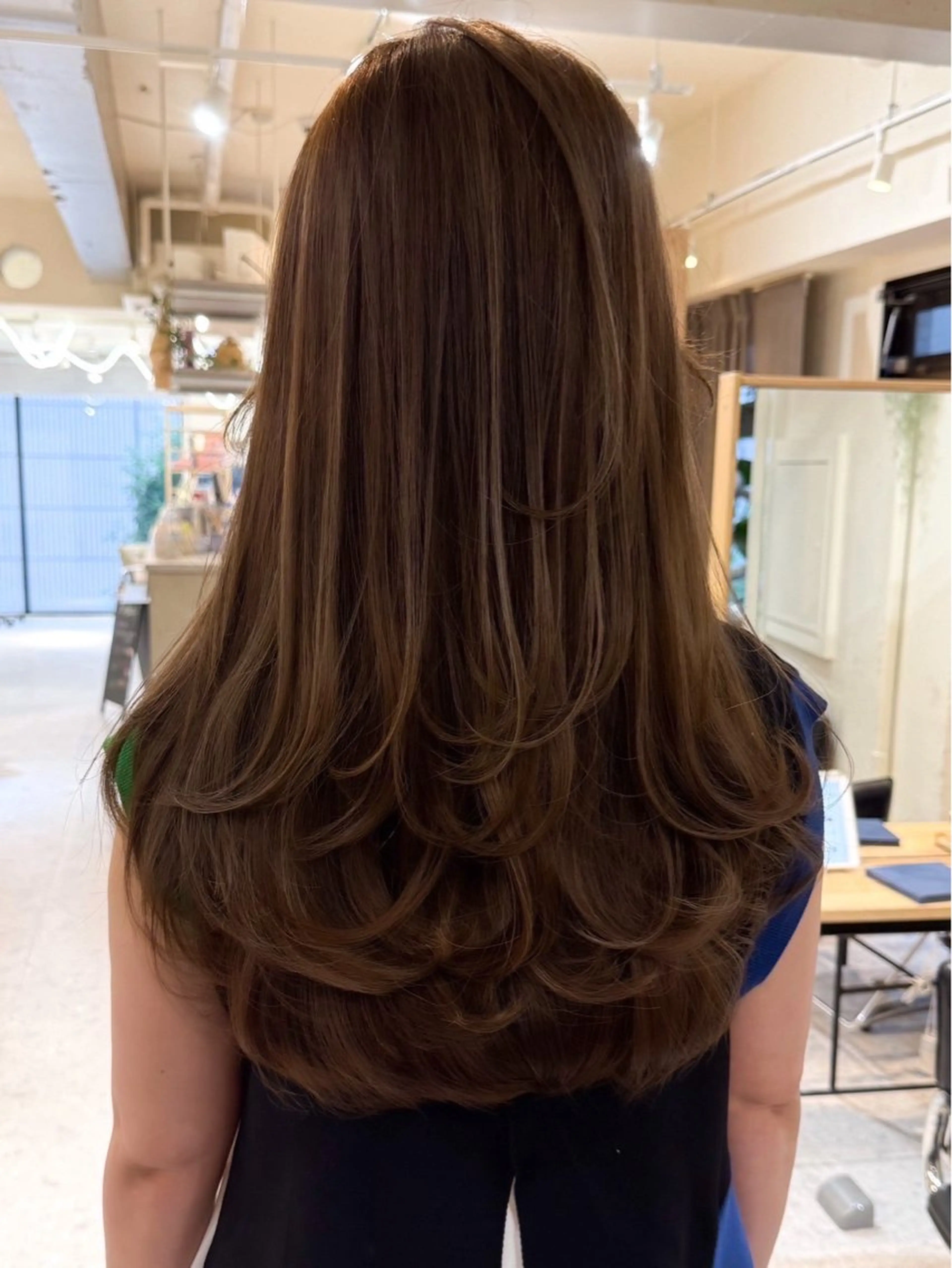 ロング カラー ハイライトカラー ハイライト レイヤーカット ヘアカラー 🌈透明感カラー🌈 🌟吉田祐介🌟のヘアスタイル