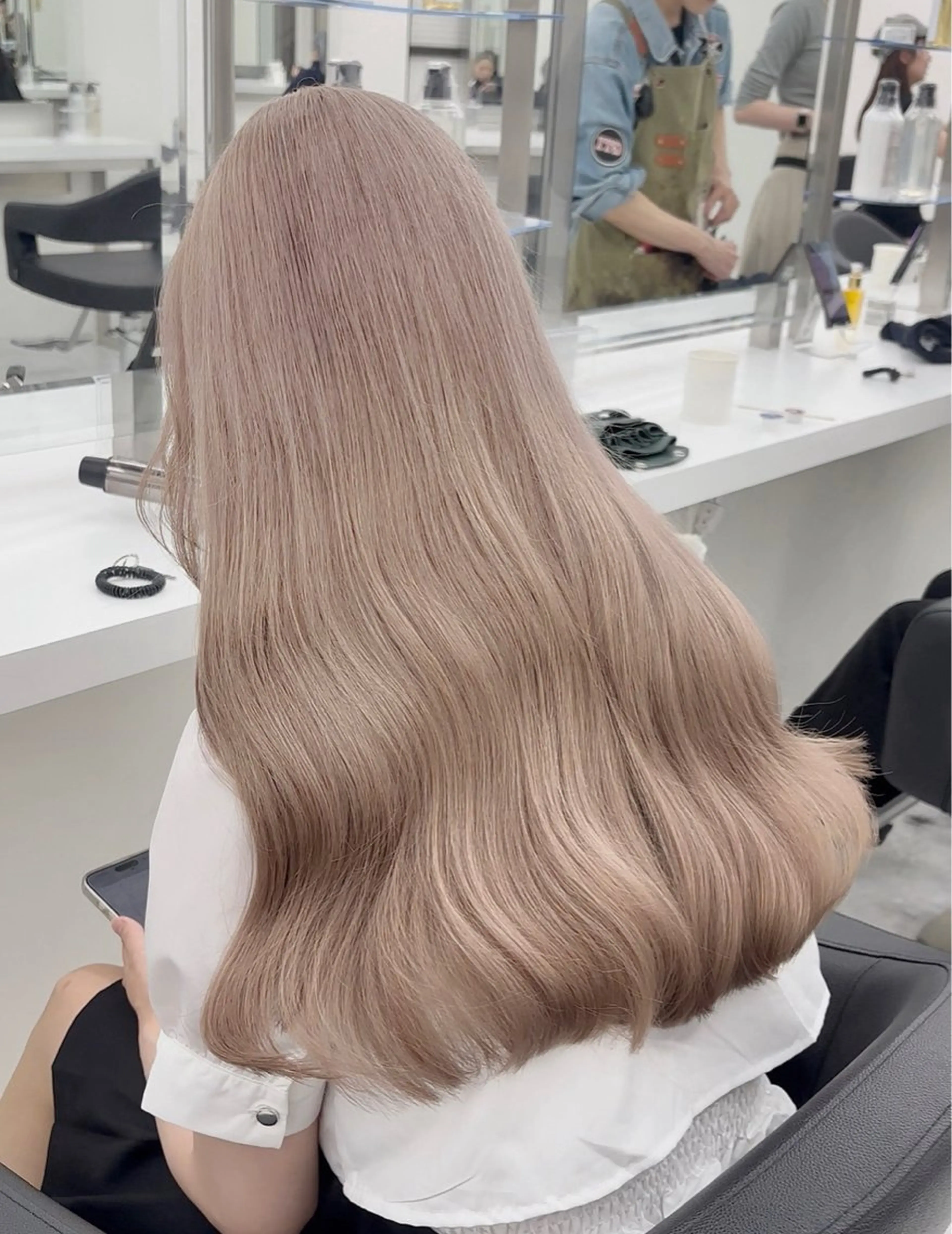 ロング カラー 海外ガールヘア🤍 yuriaのヘアスタイル