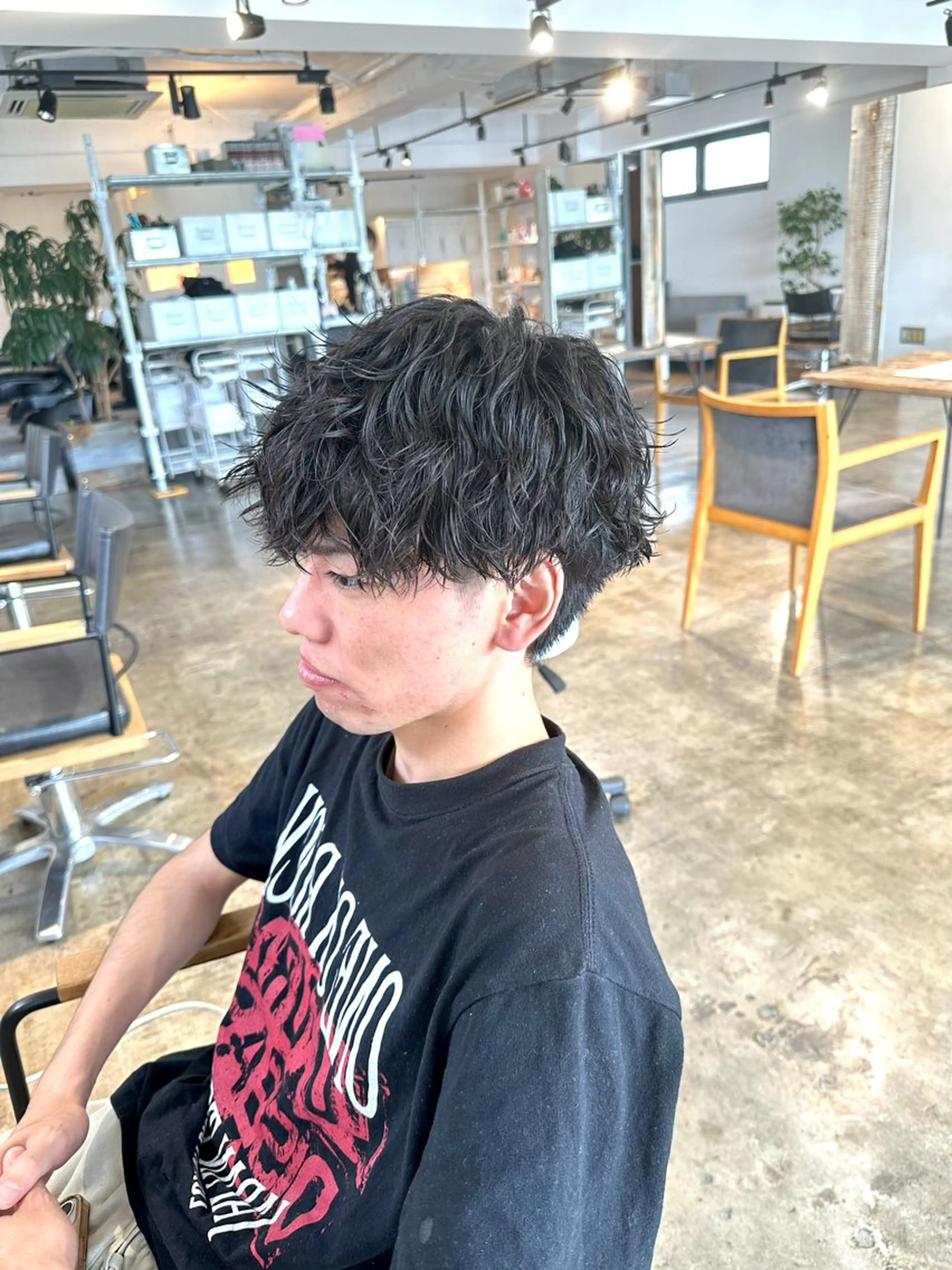 メンズ マッシュ メンズパーマ メンズツイストパーマ 波巻きパーマ ツイストパーマ カット ヘアカラー パーマ トリートメント 骨格補正施術/メンズ 専門美容師/YUYAのヘアスタイル