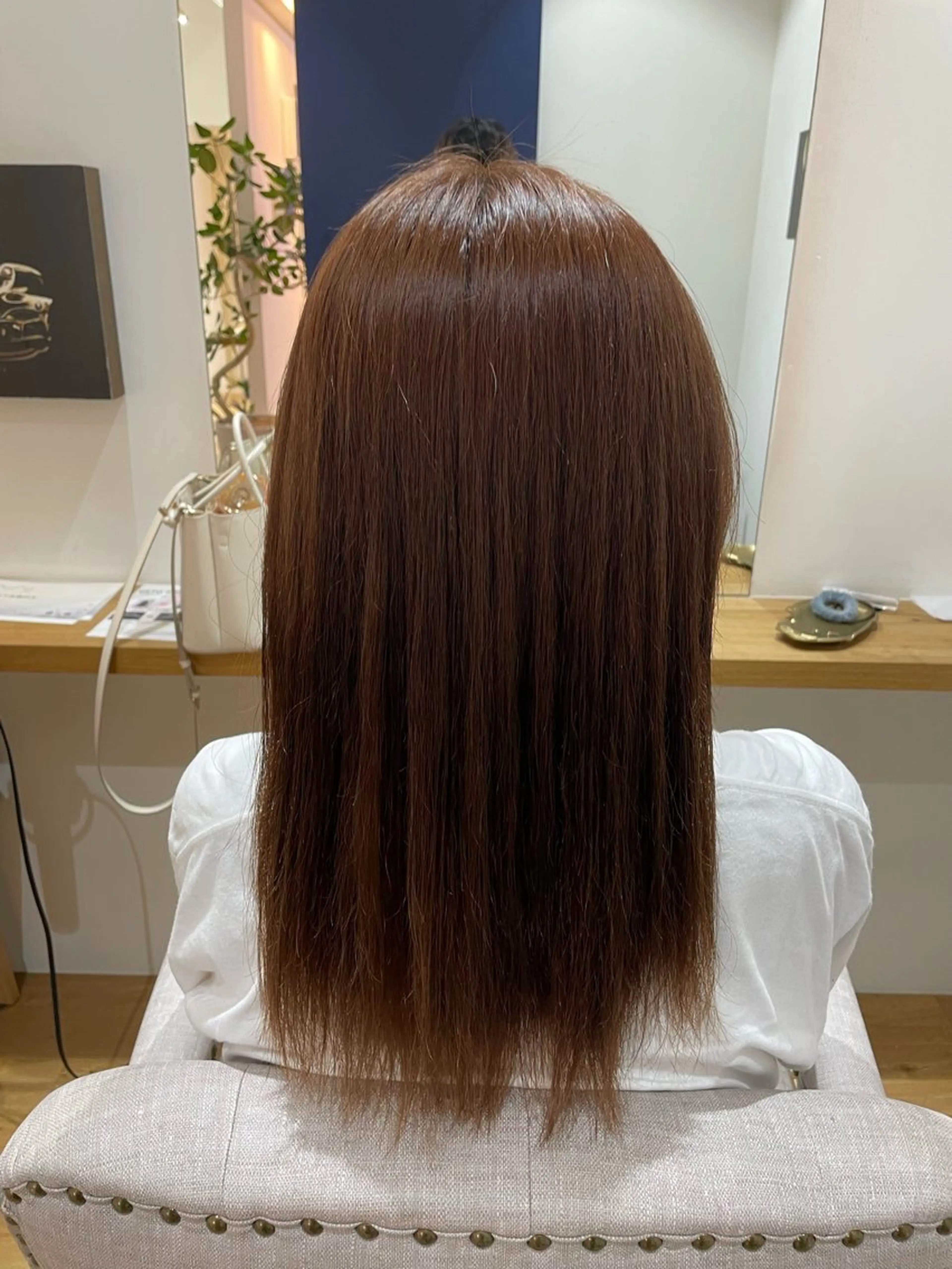 縮毛矯正の写真