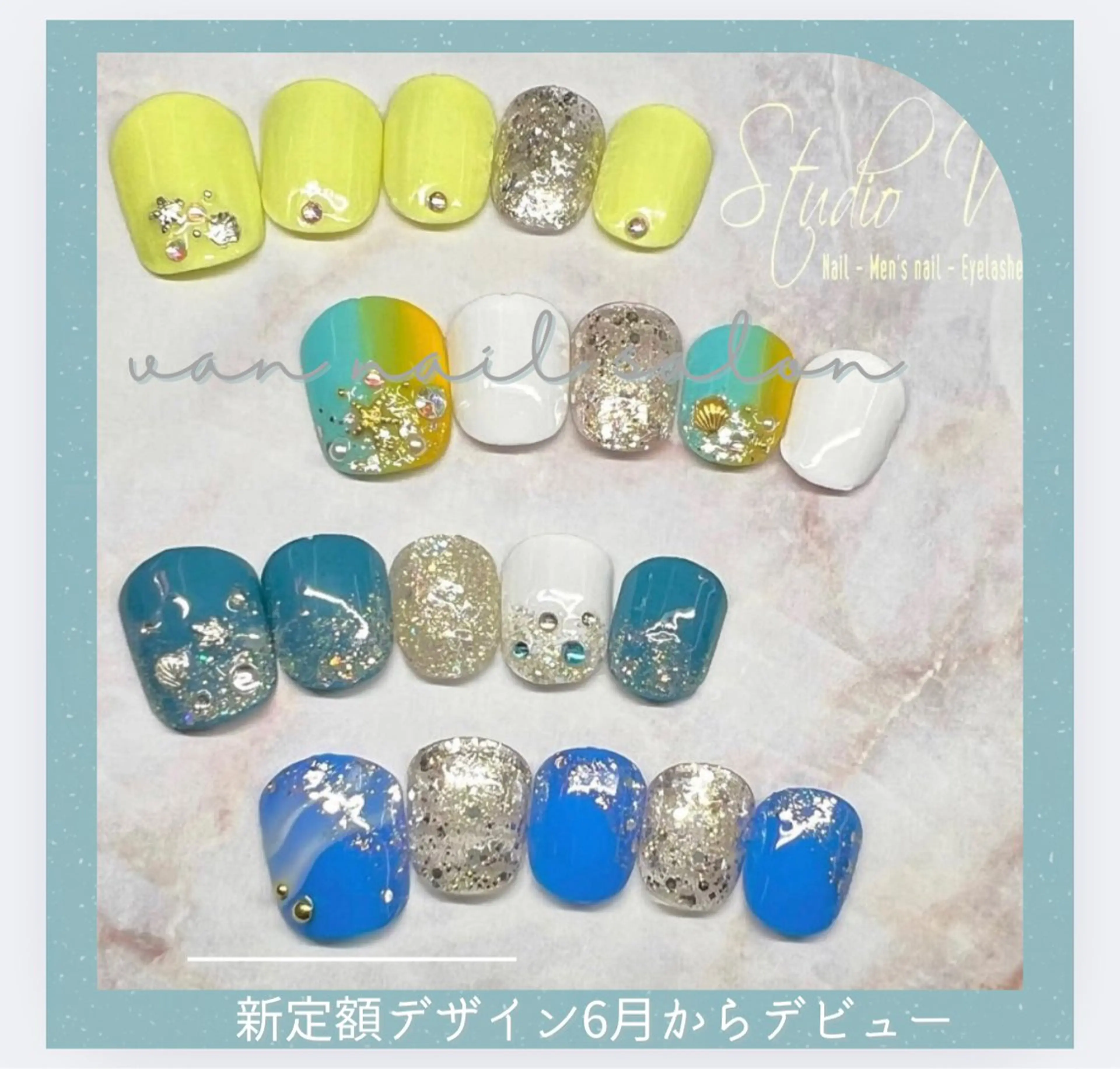 ネイル フットネイル Van Nail 本厚木店所属・Van Nail Salonのネイルデザイン