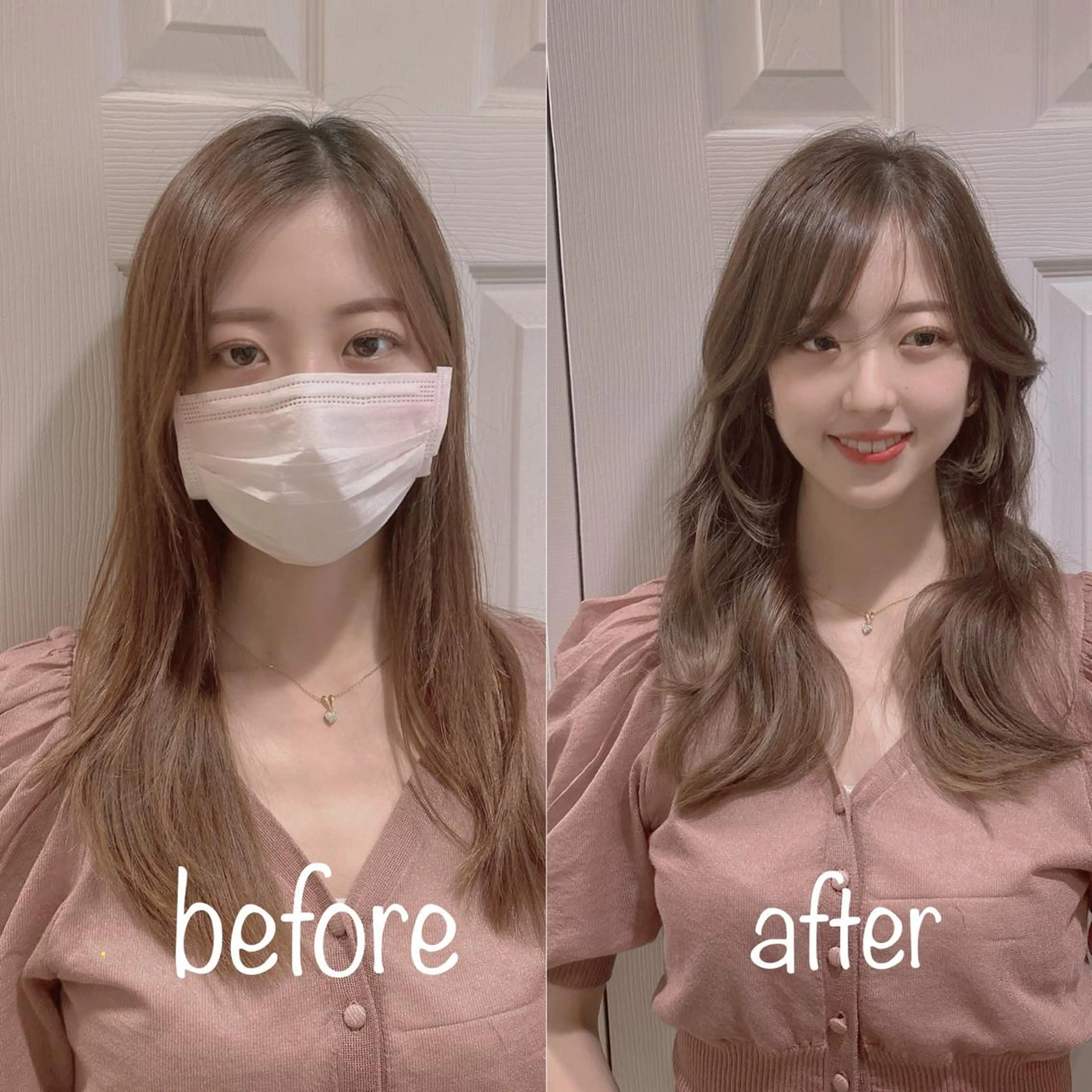 セミロング カット ヘアカラー トリートメント La paix所属・パーソナルカラー lapiax阿部のヘアスタイル