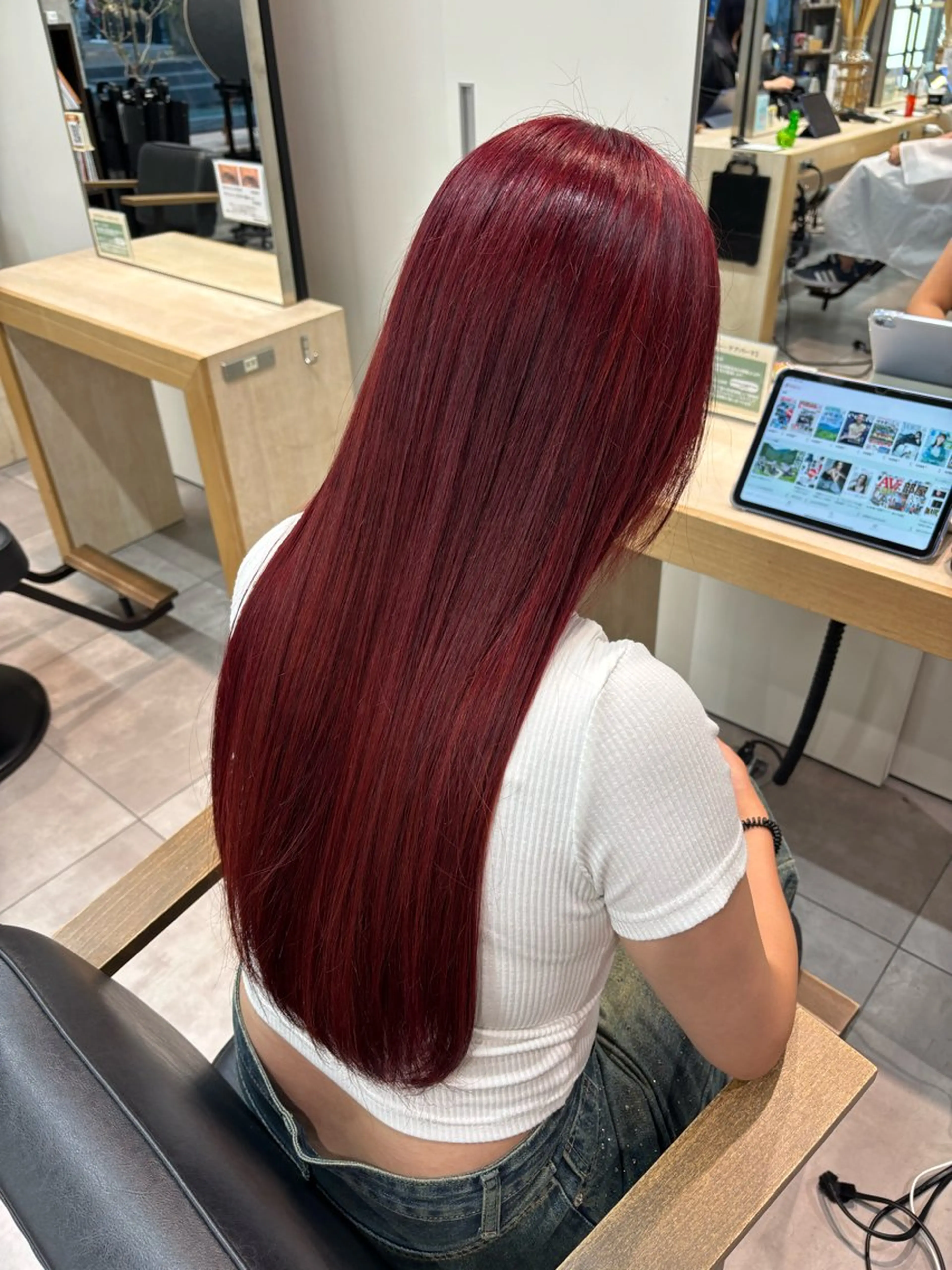 セミロング ヘアカラー 🥀暖色系カラー🥀 本厚木/けんすけのヘアスタイル