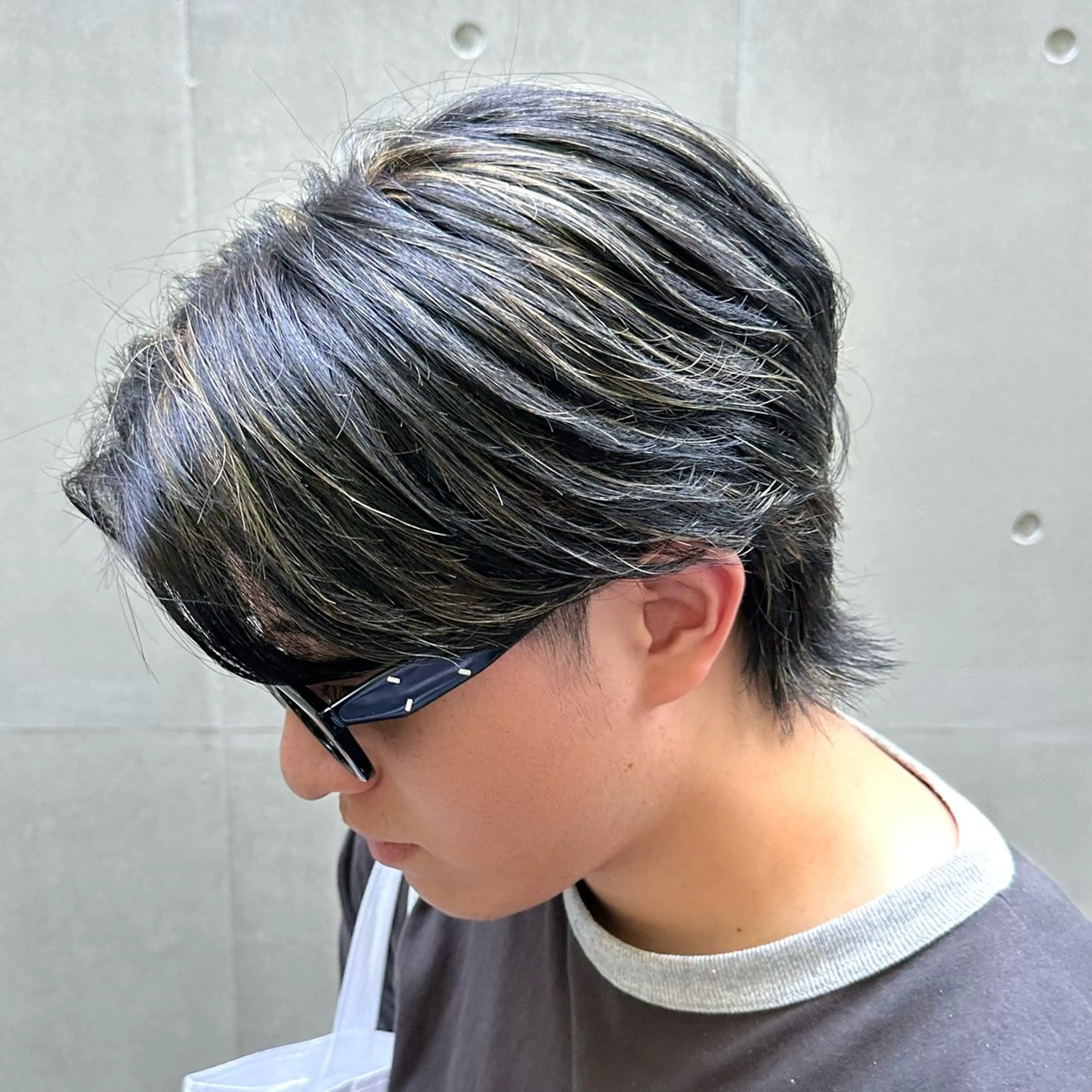 ショート カラー メンズ ブリーチ/カラー /艶髪 🎀おぐりンのヘアスタイル