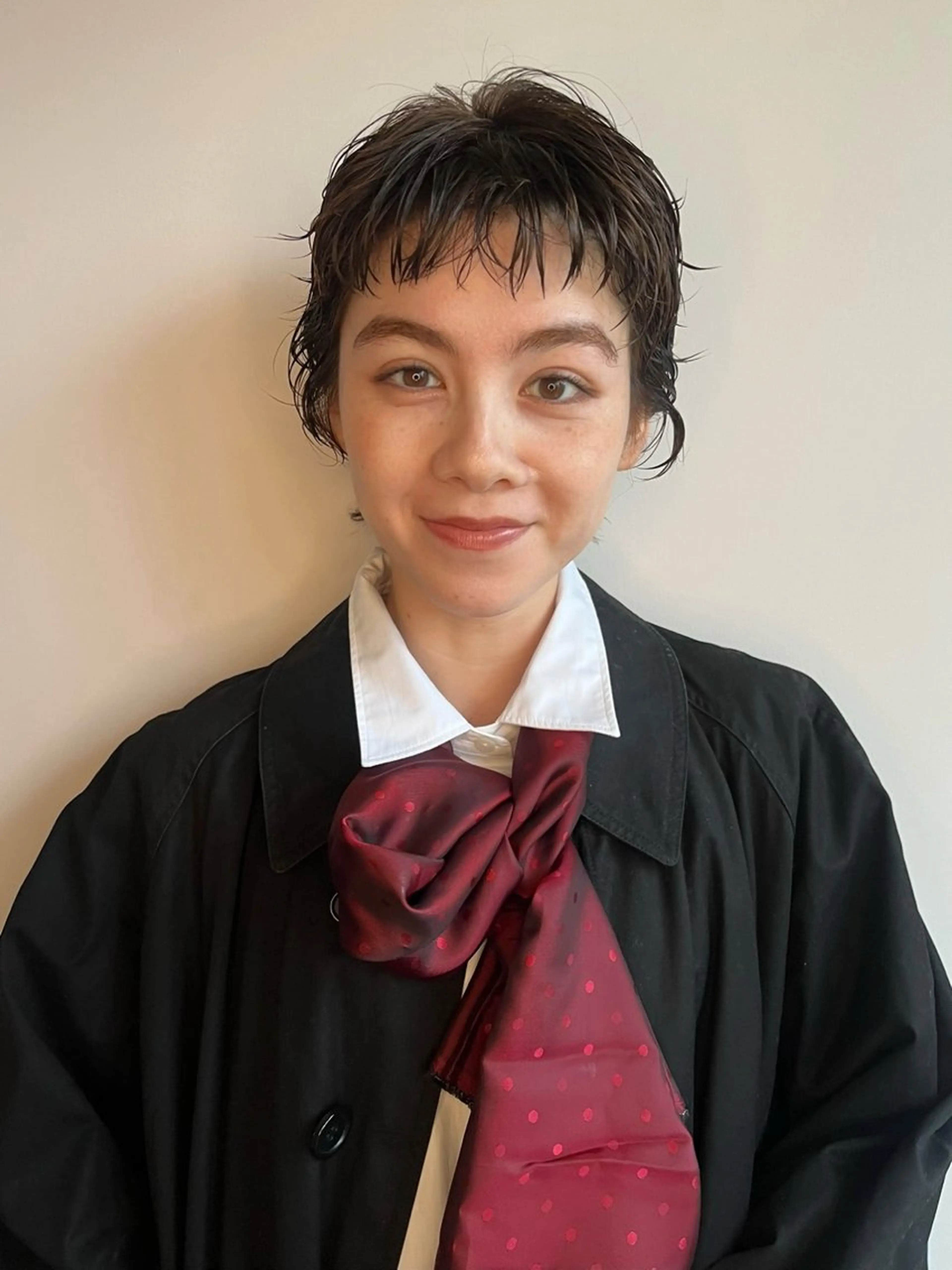 ショート カラー ナガノリノ /ボブ/ ベージュ/暖色のヘアスタイル