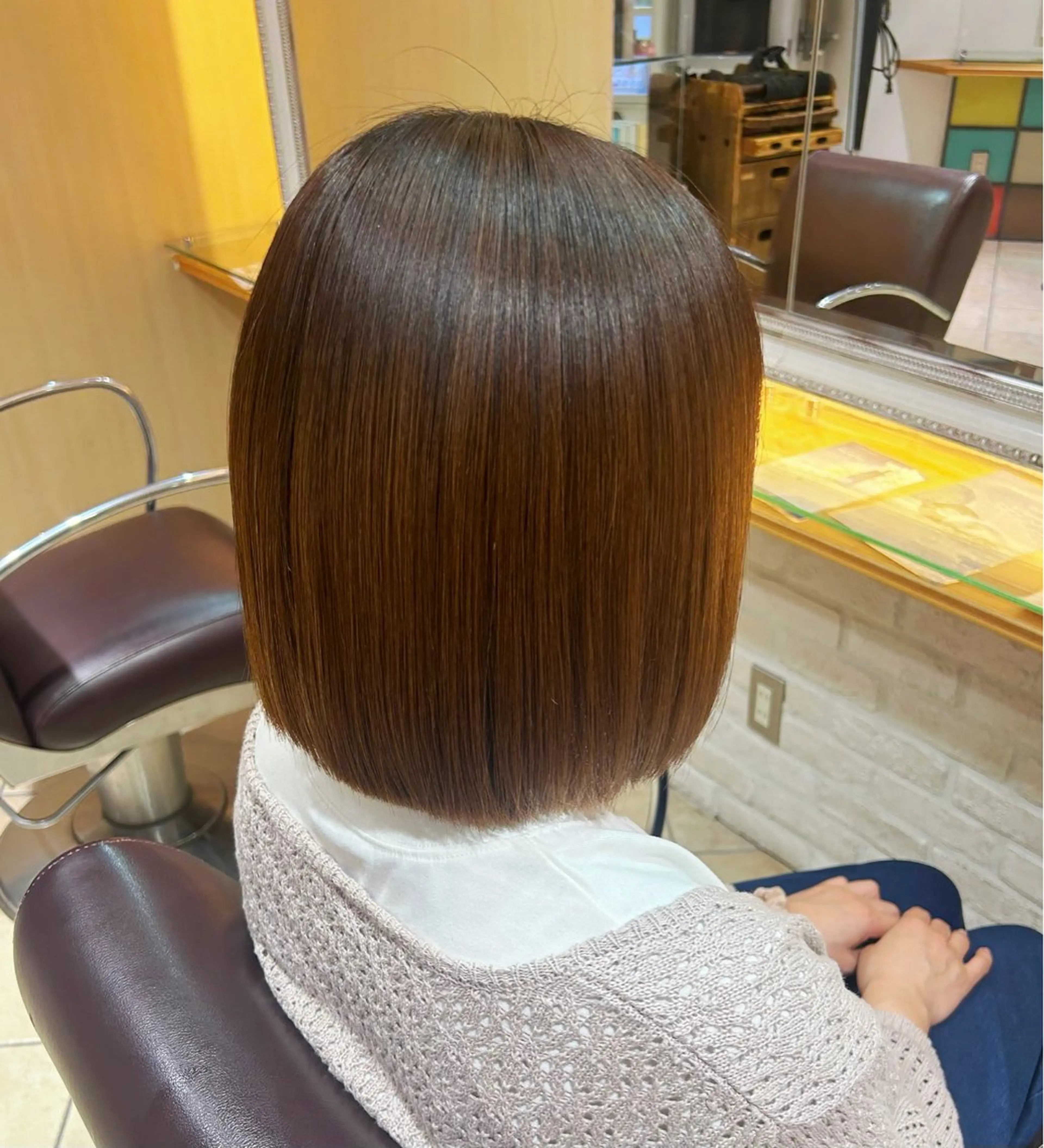 ショート 縮毛矯正 momoha 『モテヘア🍓』のヘアスタイル