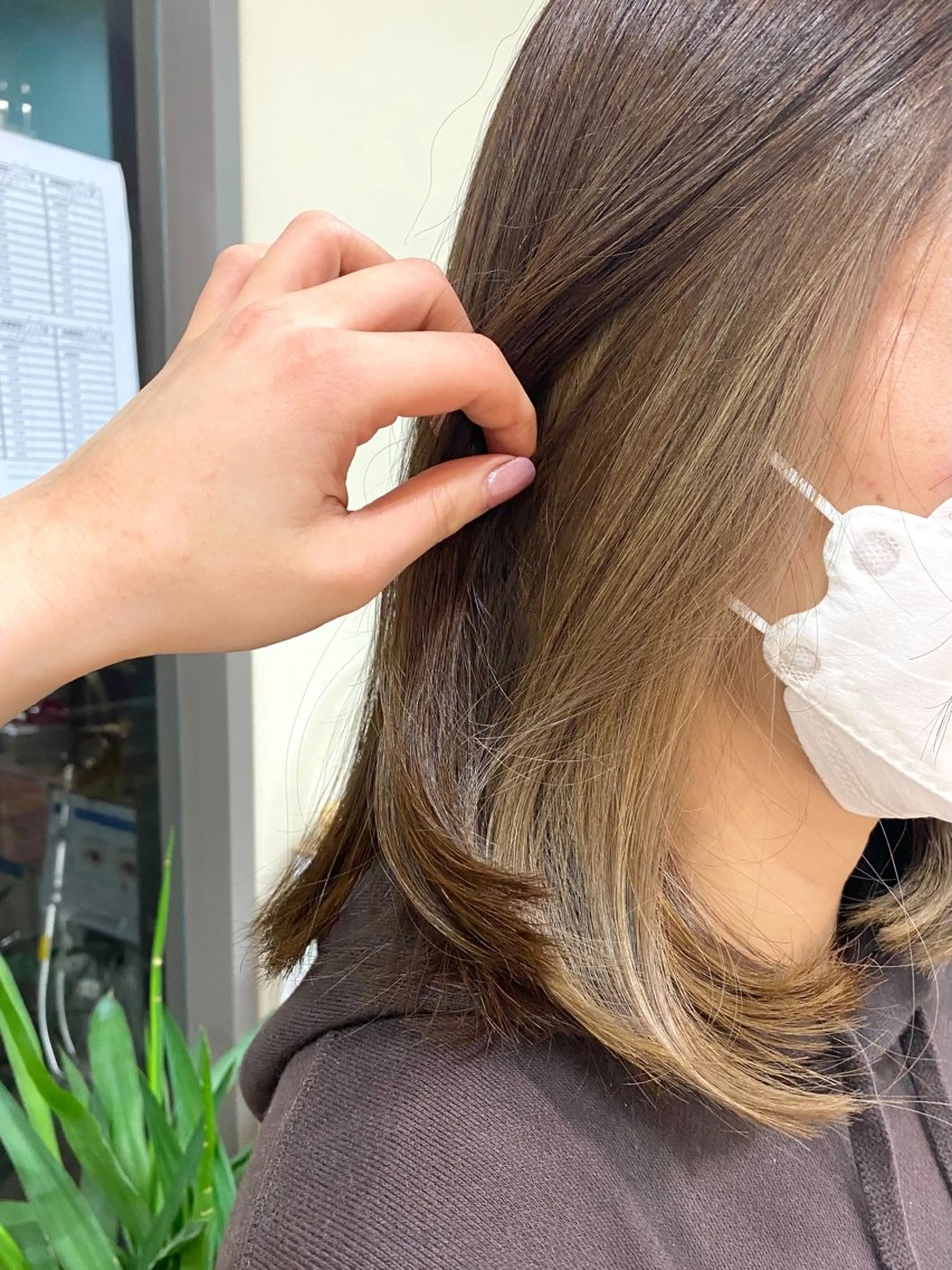 カラー 高堰 朱羽のヘアスタイル