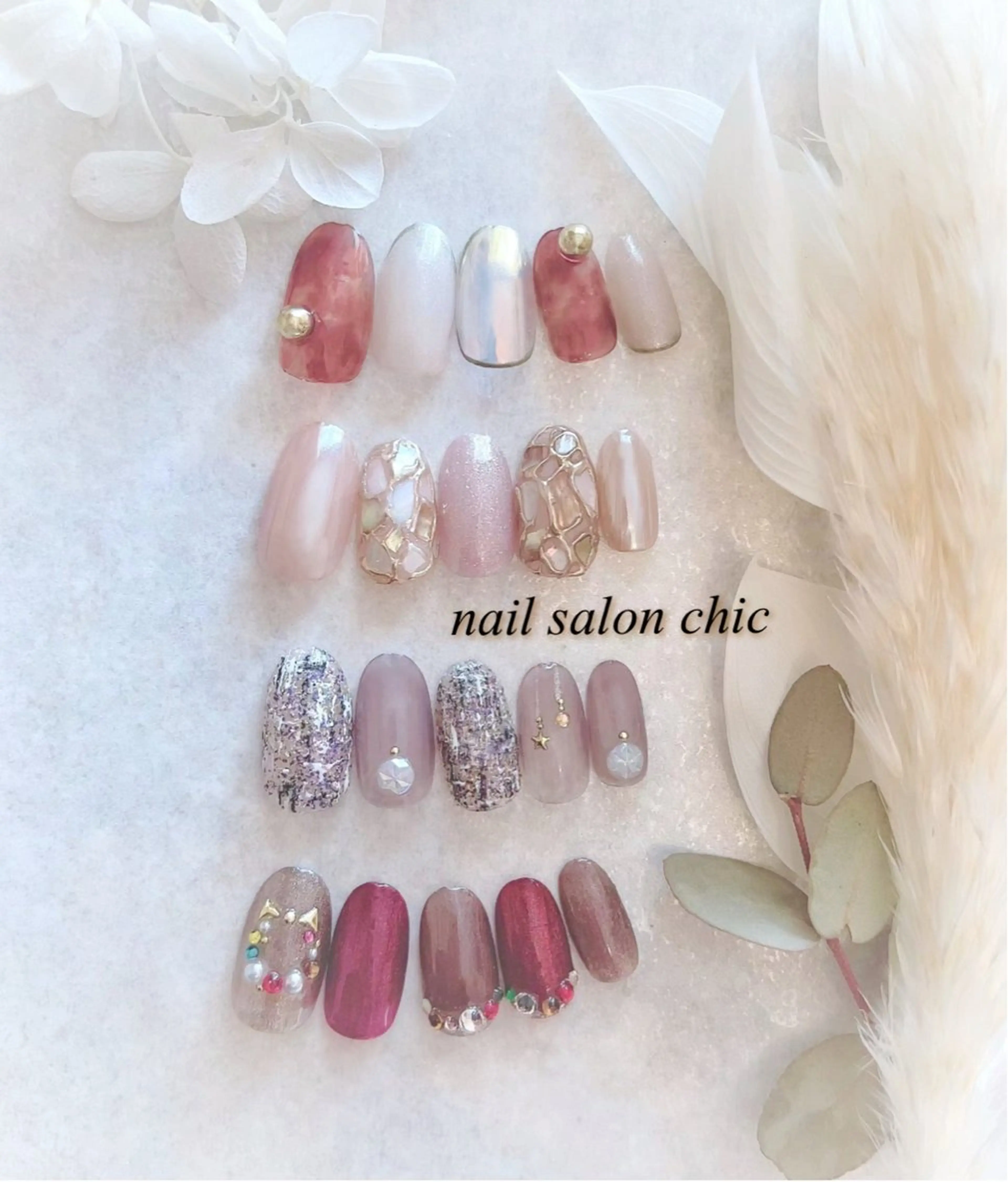ネイル ハンドネイル nail salon chicのネイルデザイン