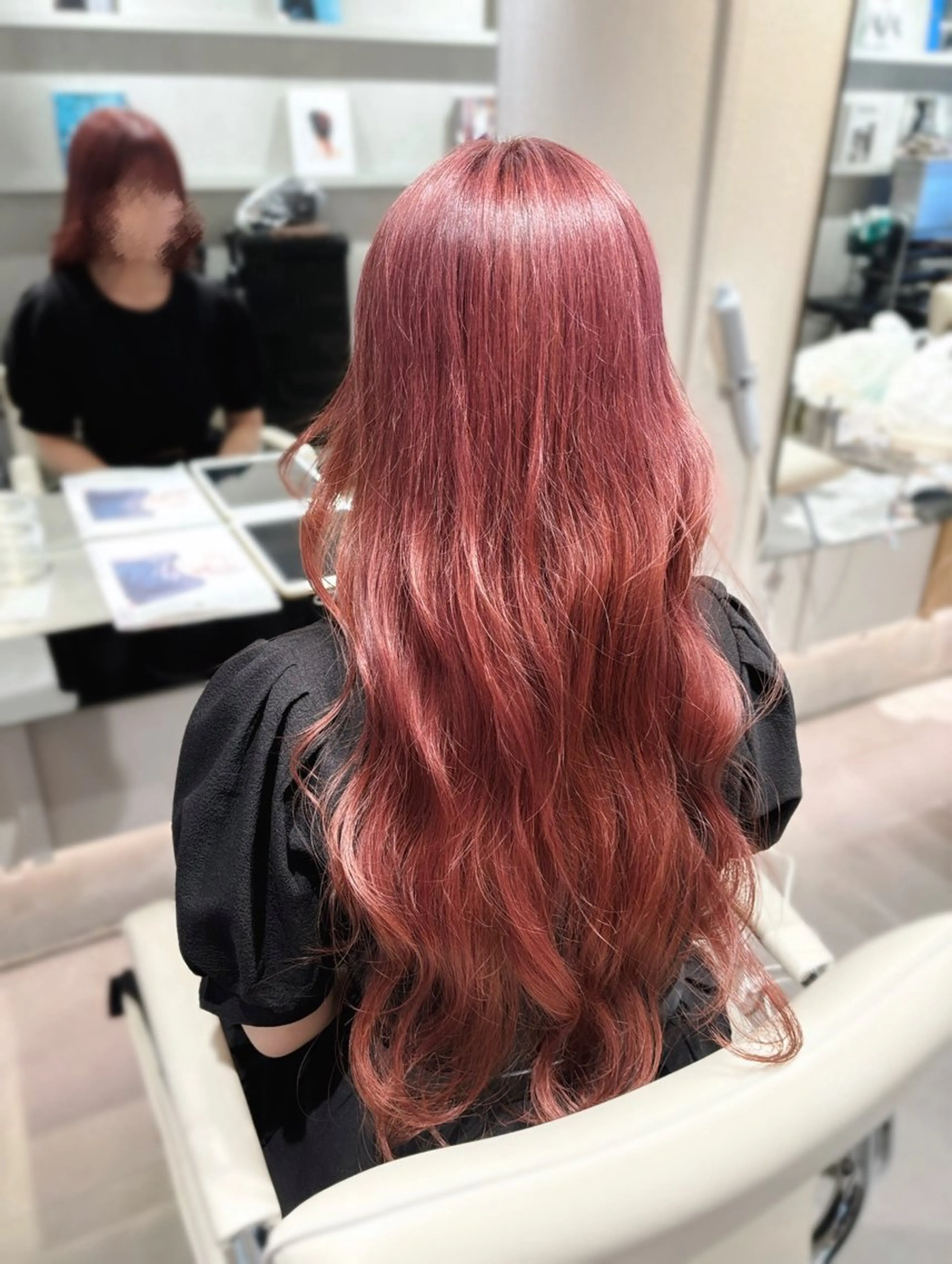 ロング カラー ヘアカラー トリートメント ヘアセット ショートカット/ yuiのヘアスタイル