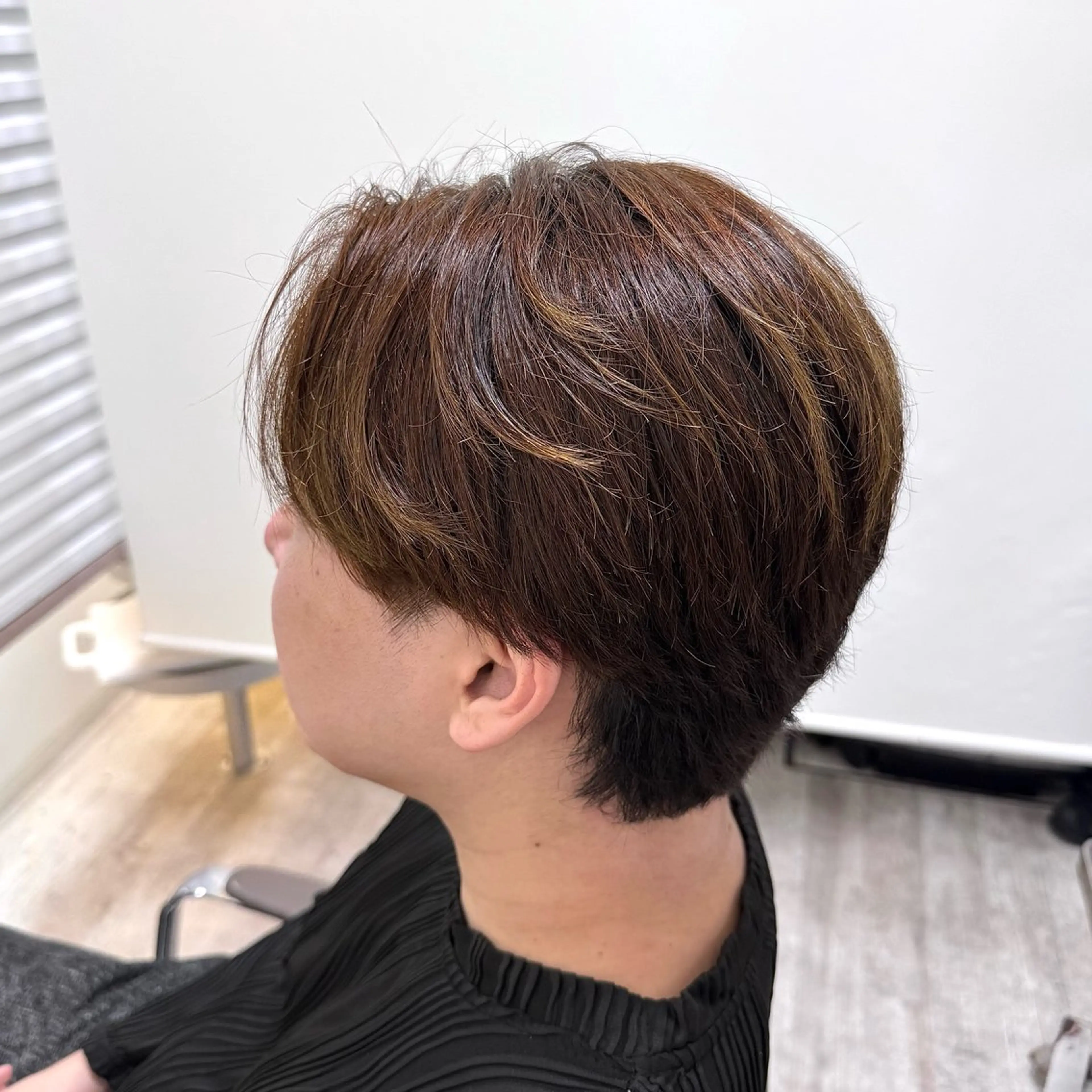 🤵モテ髪🤵センターパートカット✖明るめブラウンカラー💡の写真