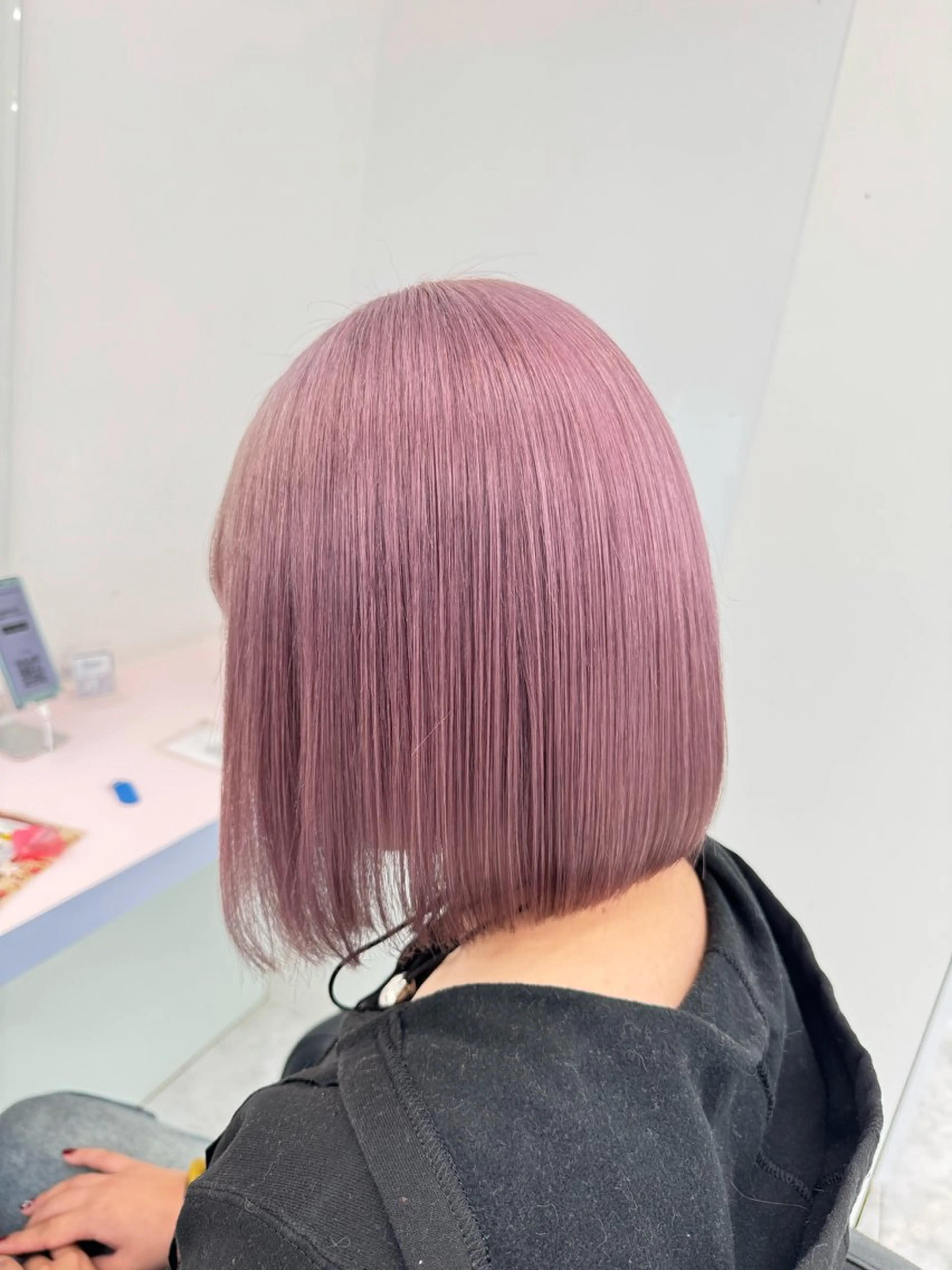 ミディアム カラー 髪質改善 トリートメント ヘアカラー トリートメント ヘアセット ♡ブリーチカラー♡ Mirioのヘアスタイル