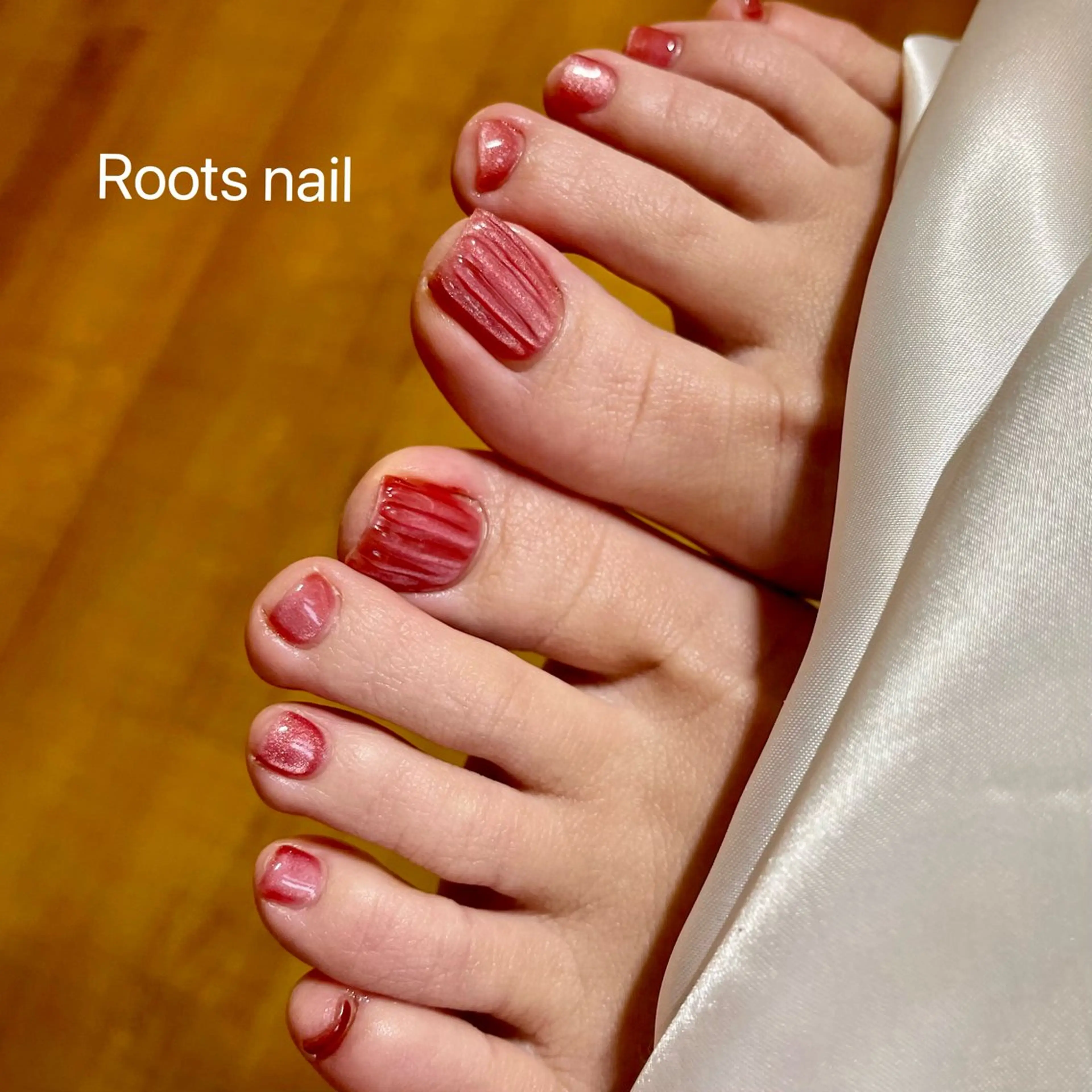 【Foot】ワンカラーの写真