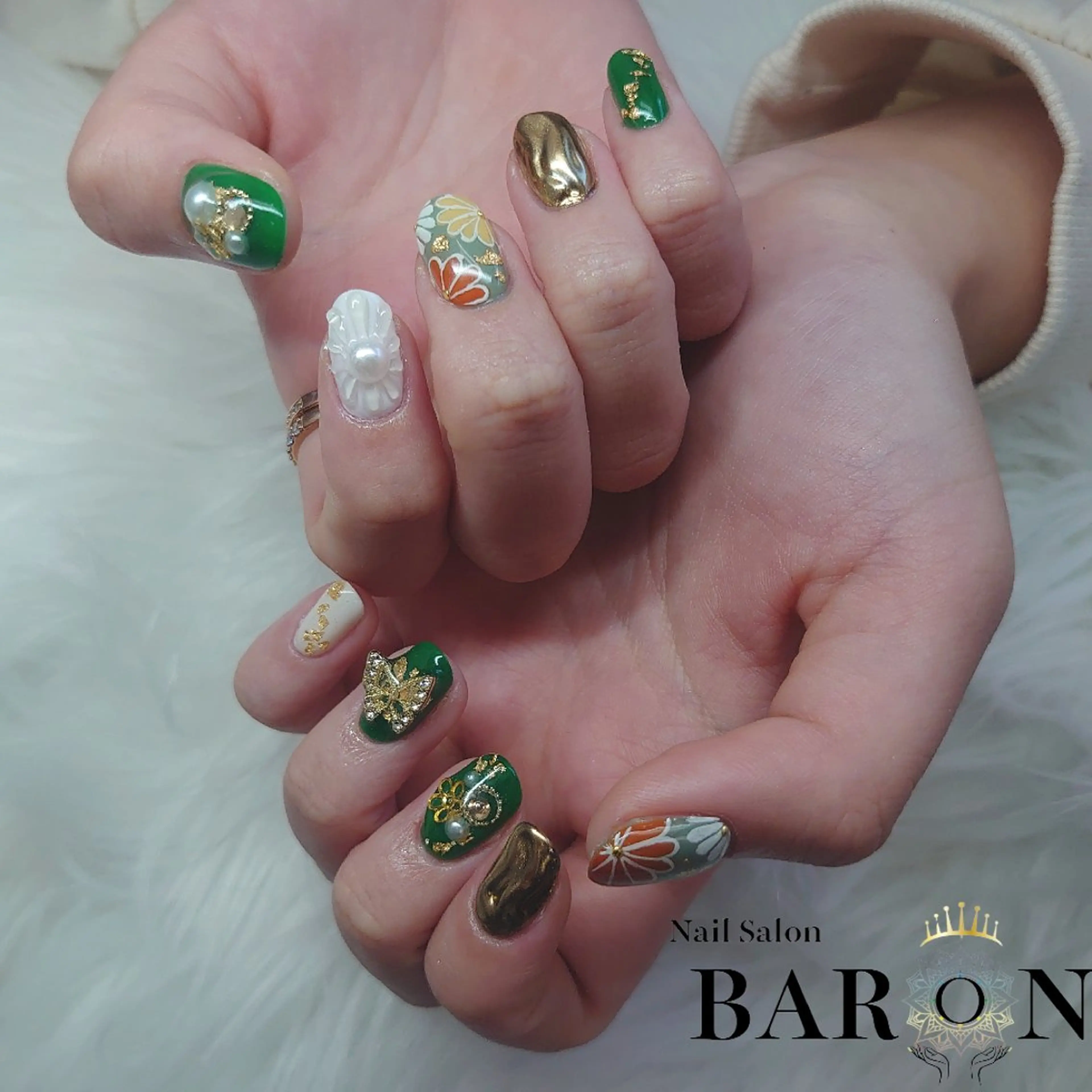 ネイル 持ち込み ♛BARON♛ AOIのネイルデザイン