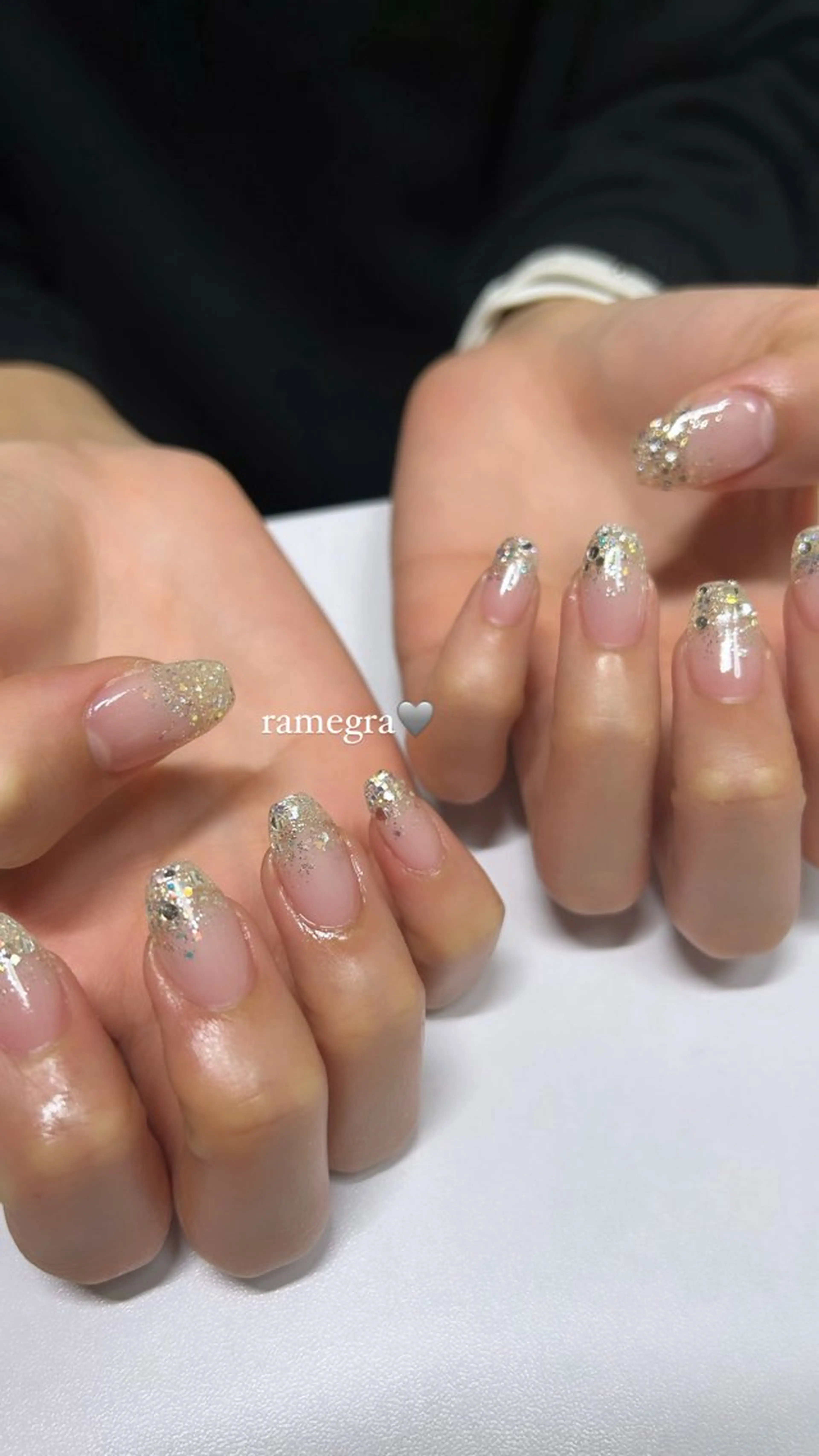 ラメグラ(ベースクリア💎）の写真