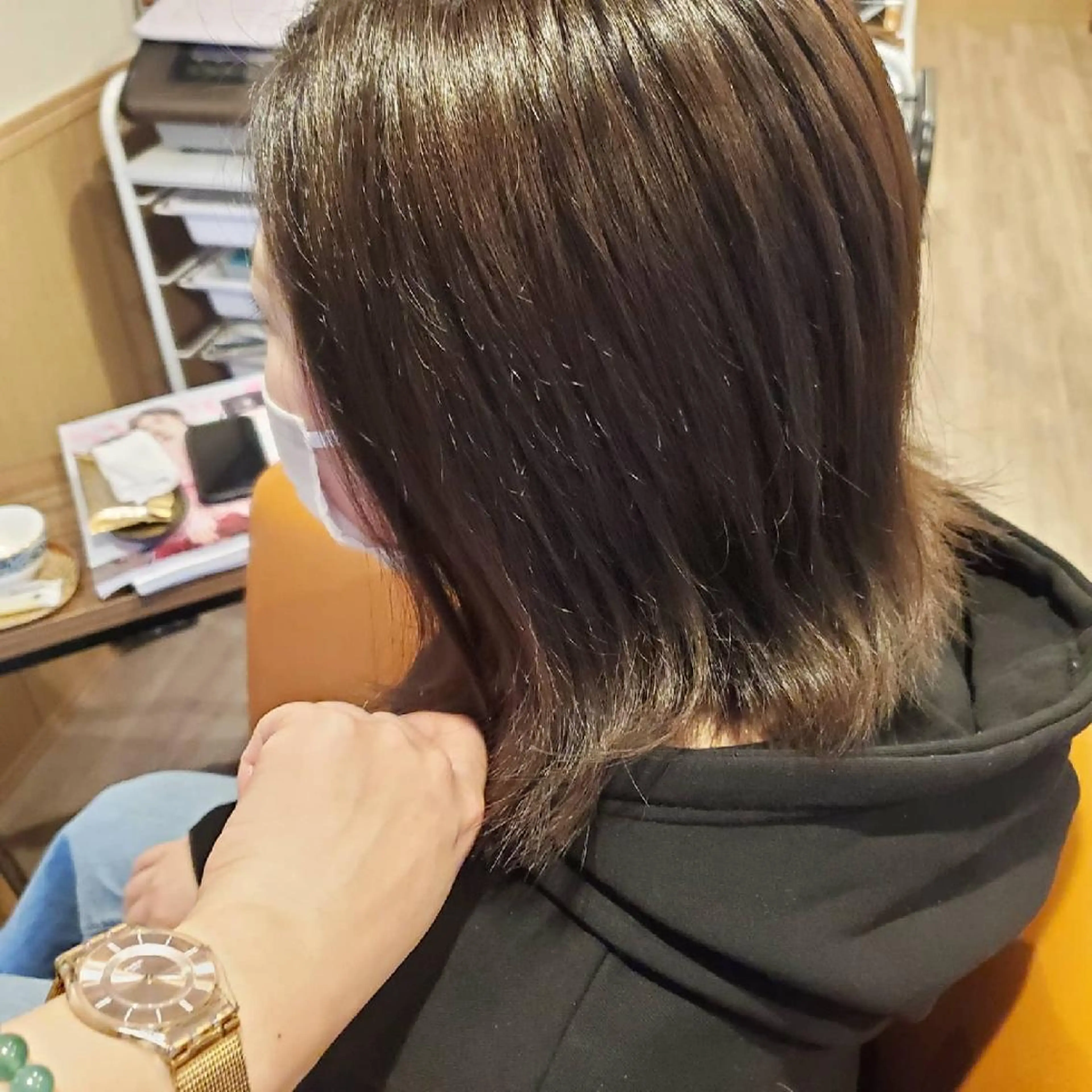 ショート カラー アディクシーカラー イルミナカラー 外国人風カラー ショートヘア トリートメント リラク spa hair  ark 富井直美のヘアスタイル