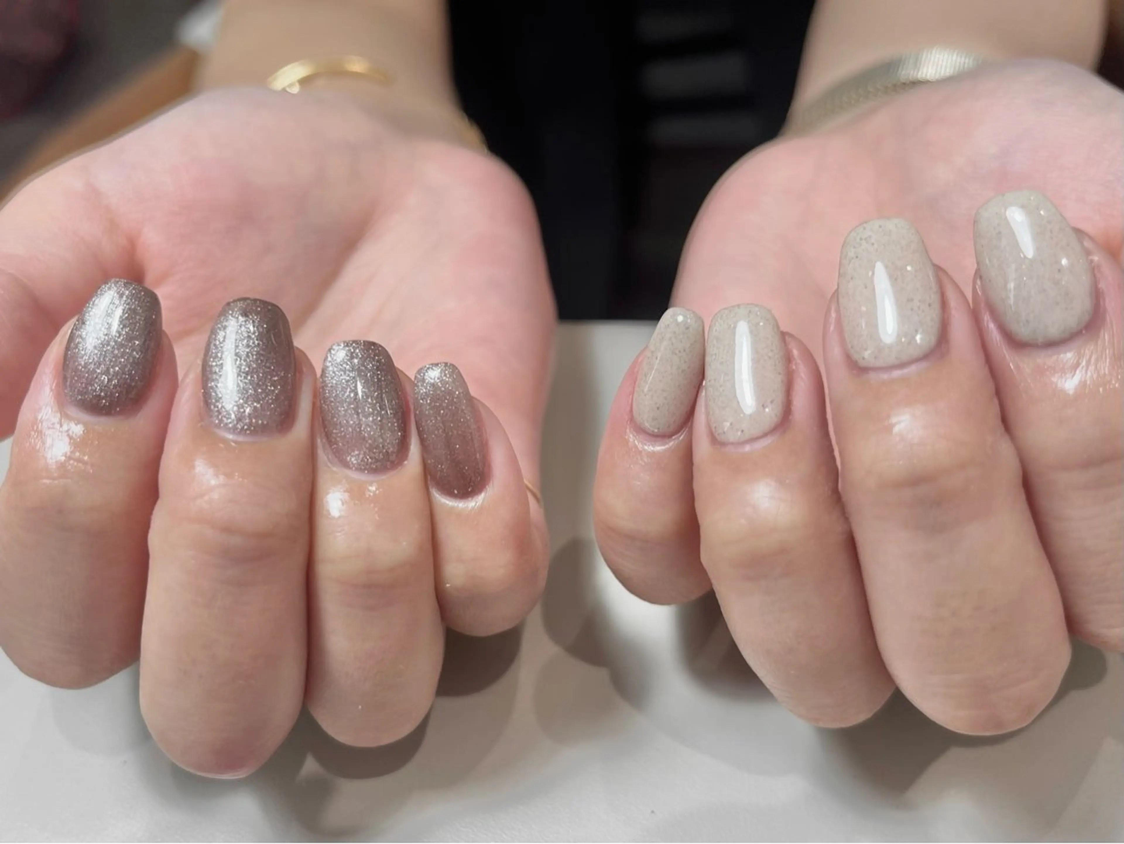 ネイル ジェルネイル ラメ(グリッター) ハンドネイル Etel atelier.のネイルデザイン