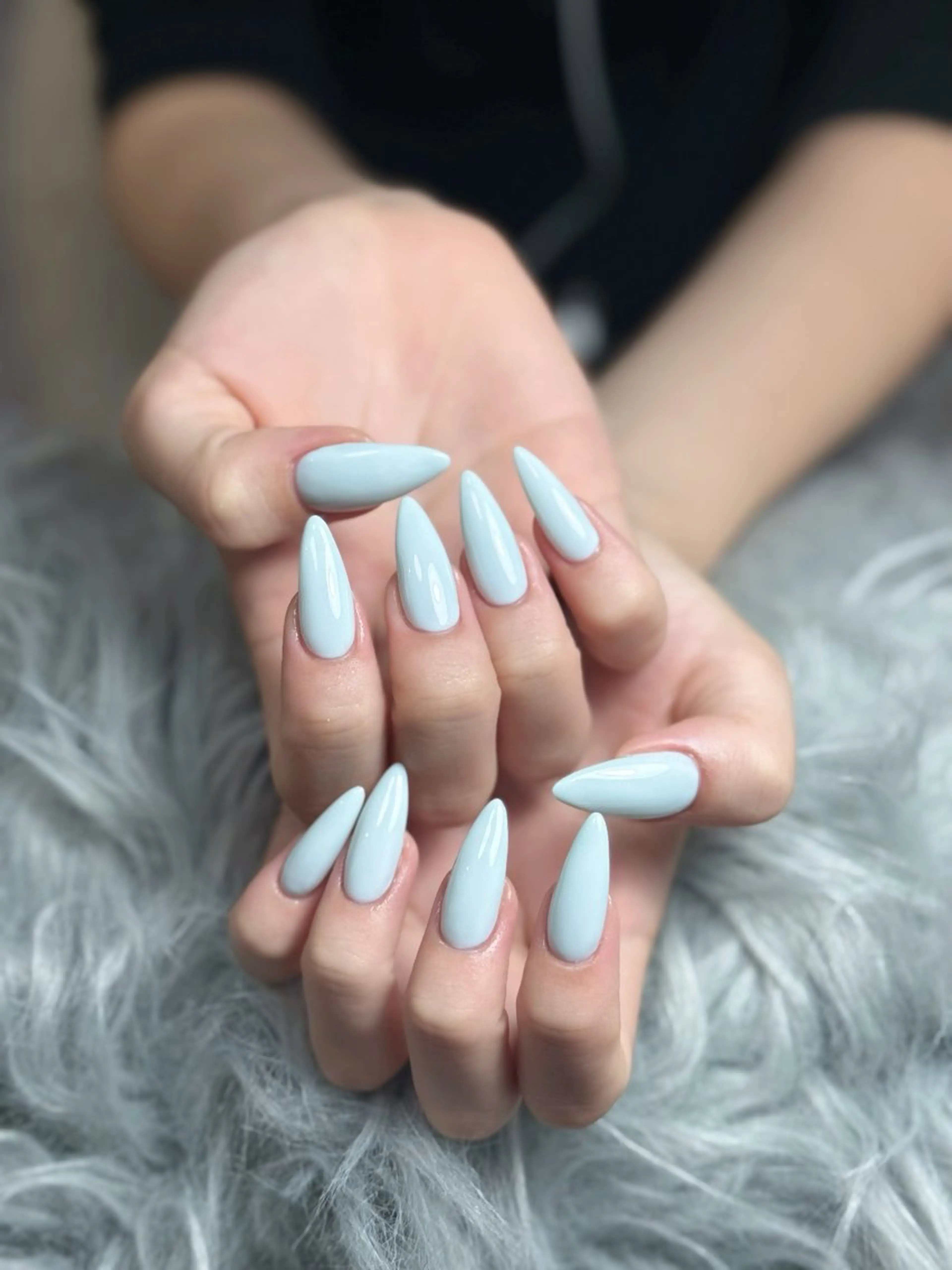 ネイル フレンチネイル ジェルネイル キラキラネイル 韓国ネイル マグネットネイル Julli nail studio所属・Julli NailStudioのネイルデザイン