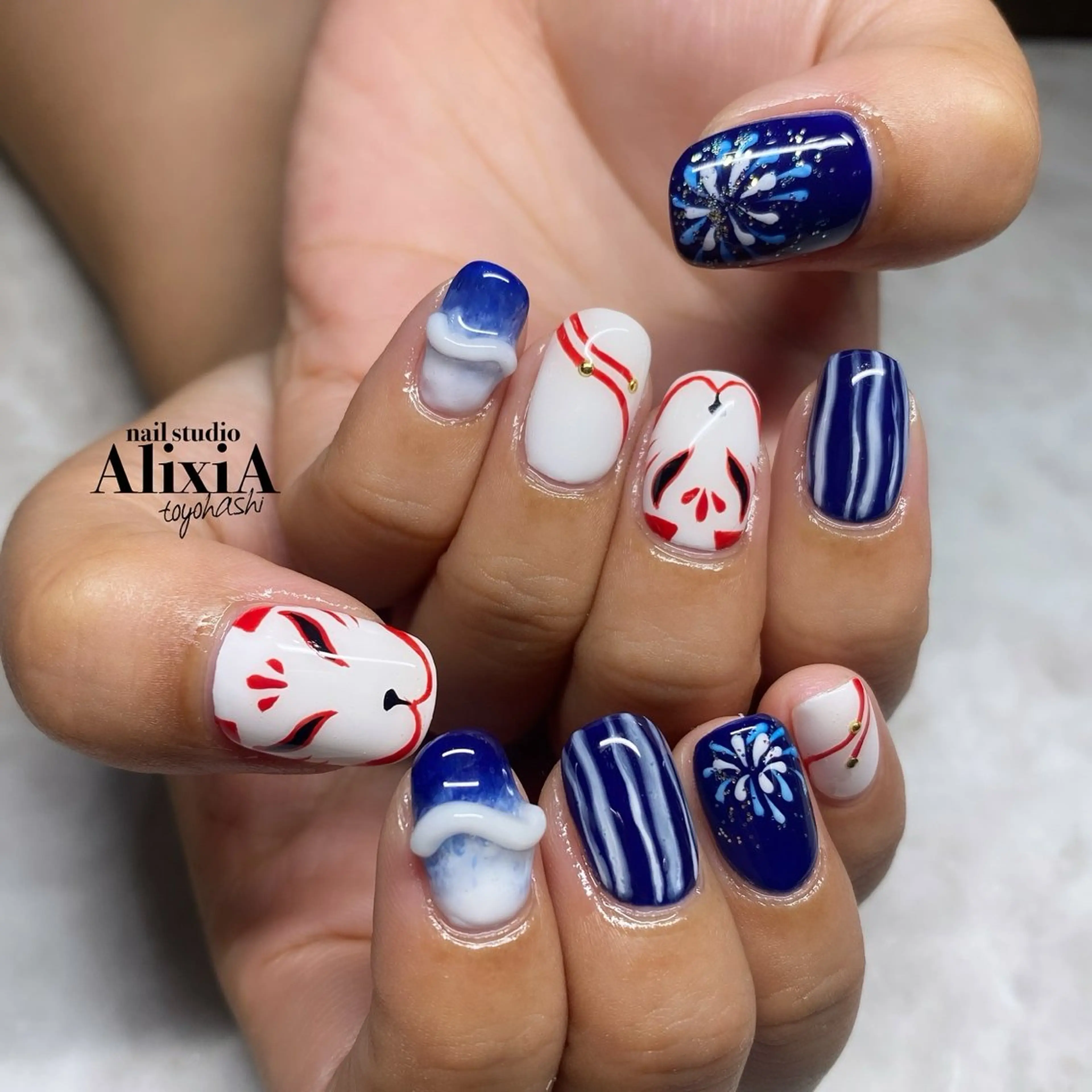 ネイル ハンドネイル AlixiA   nail studio所属・AlixiA ゆみのネイルデザイン