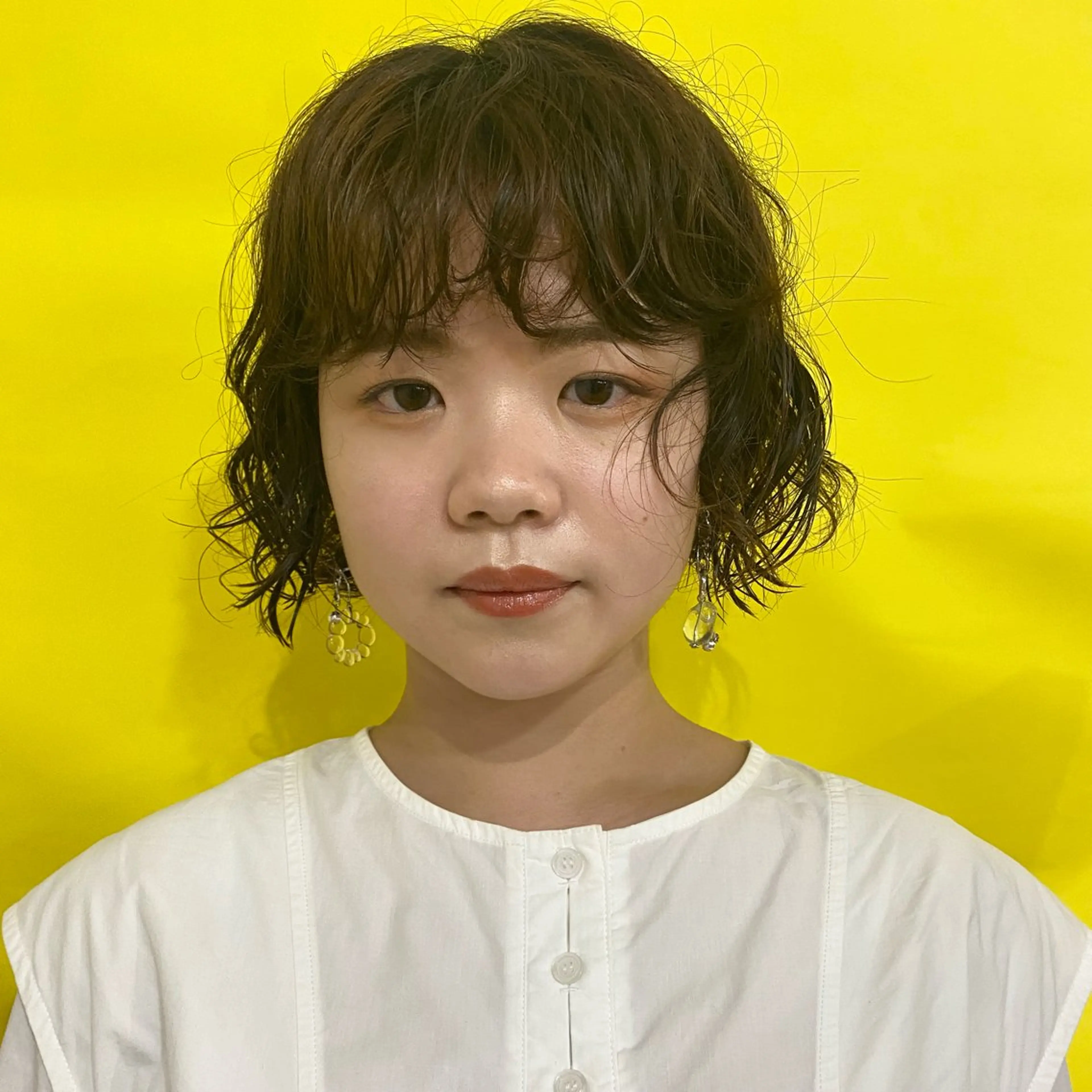 ショート カラー パーマ Lilu しずくのヘアスタイル