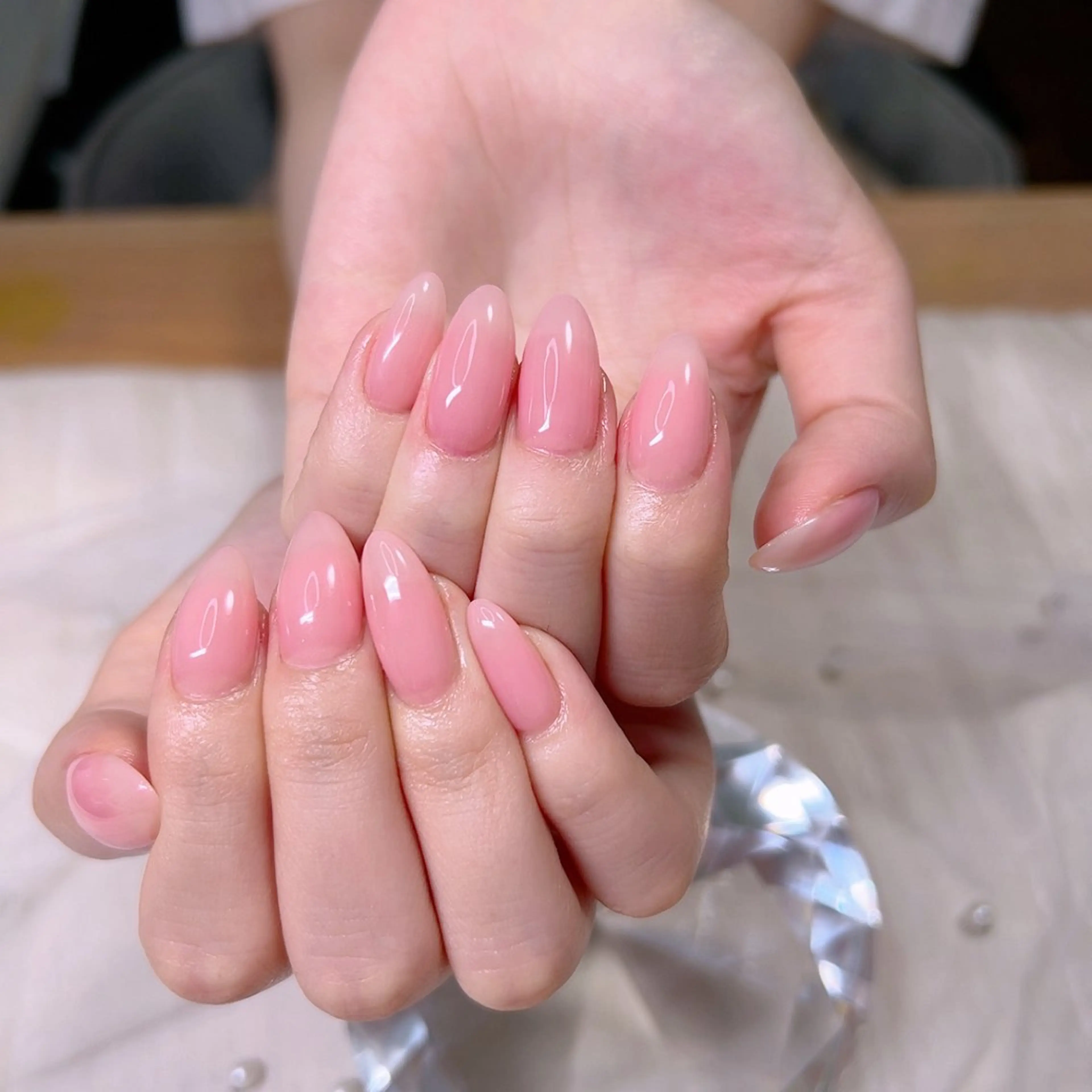 ネイル オフィスネイル ワンカラーネイル シンプルネイル Cute Tips nailのネイルデザイン