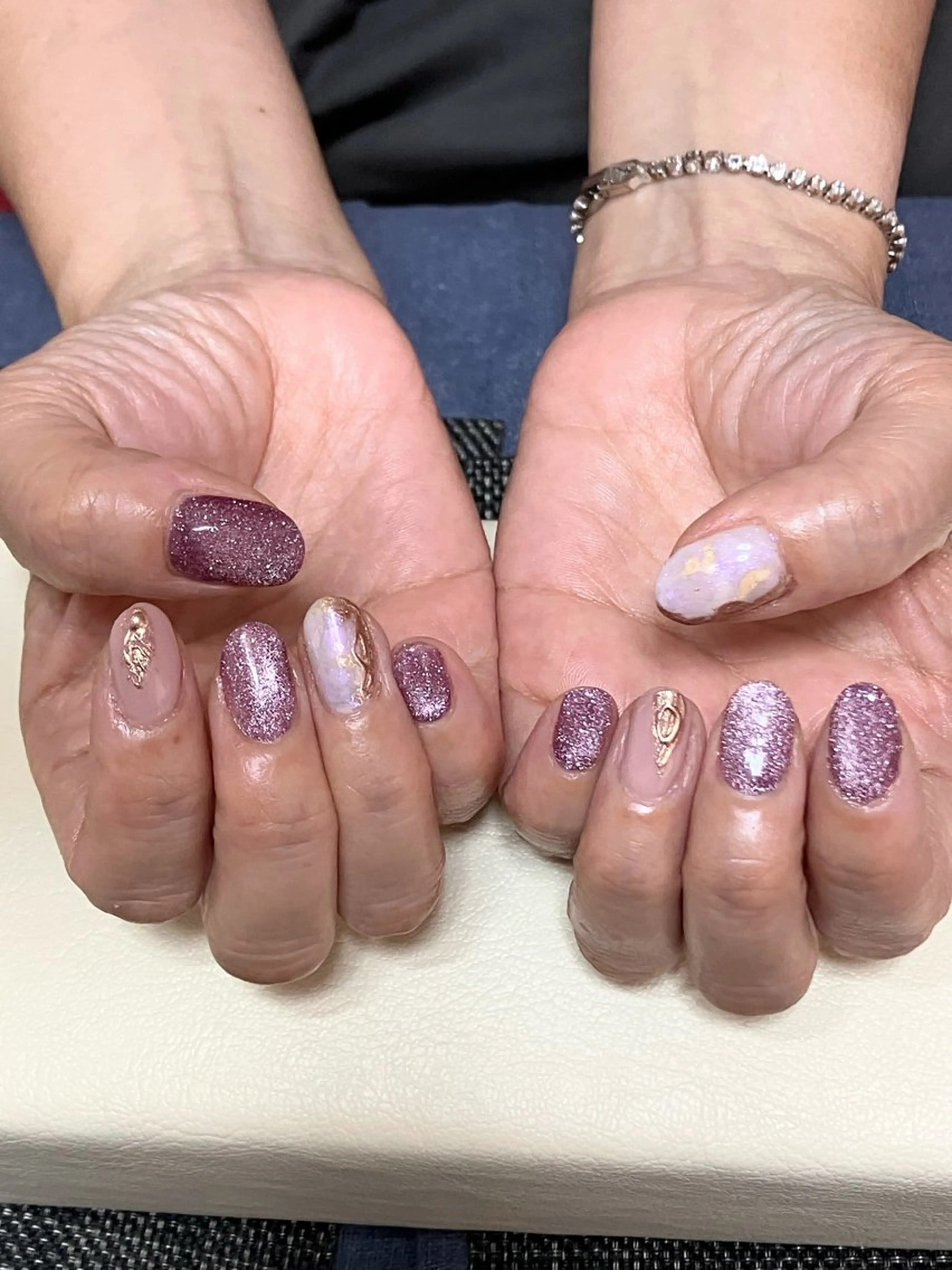 ハンドネイル　持ち込みデザインの写真