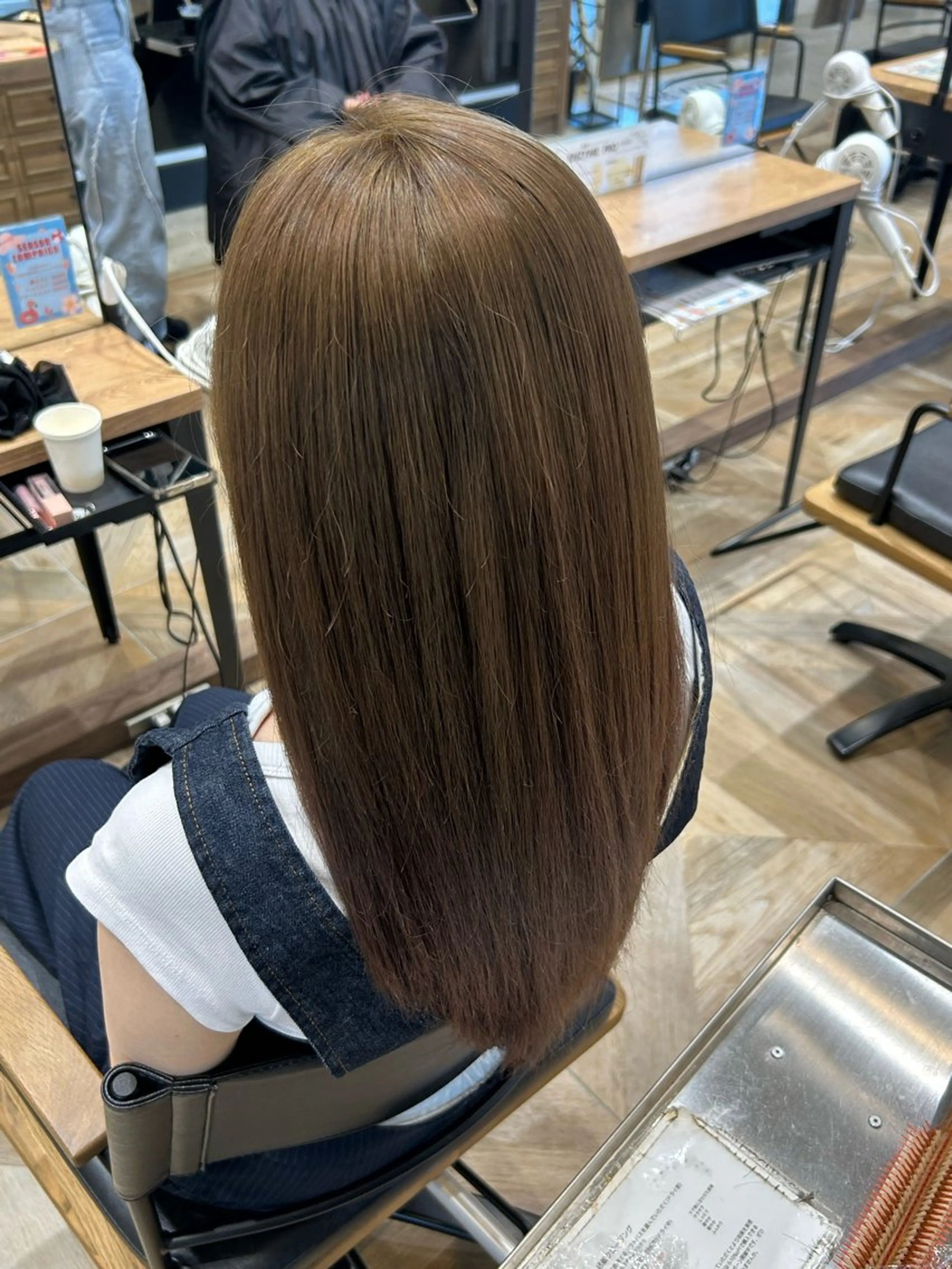 ブリーチオンカラーの写真