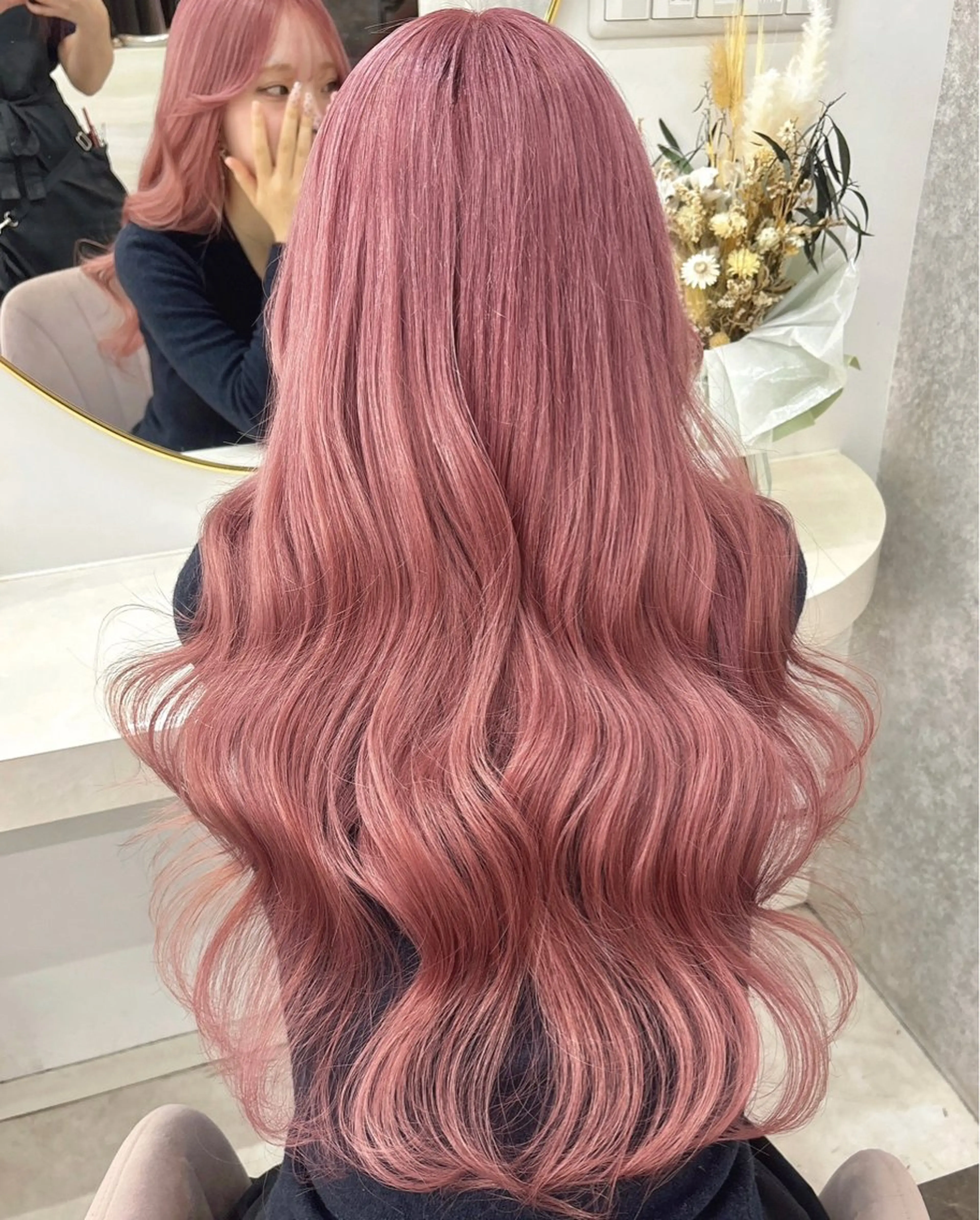 ロング 💘Kurea💘 艶髪/韓国/暗髪のヘアスタイル