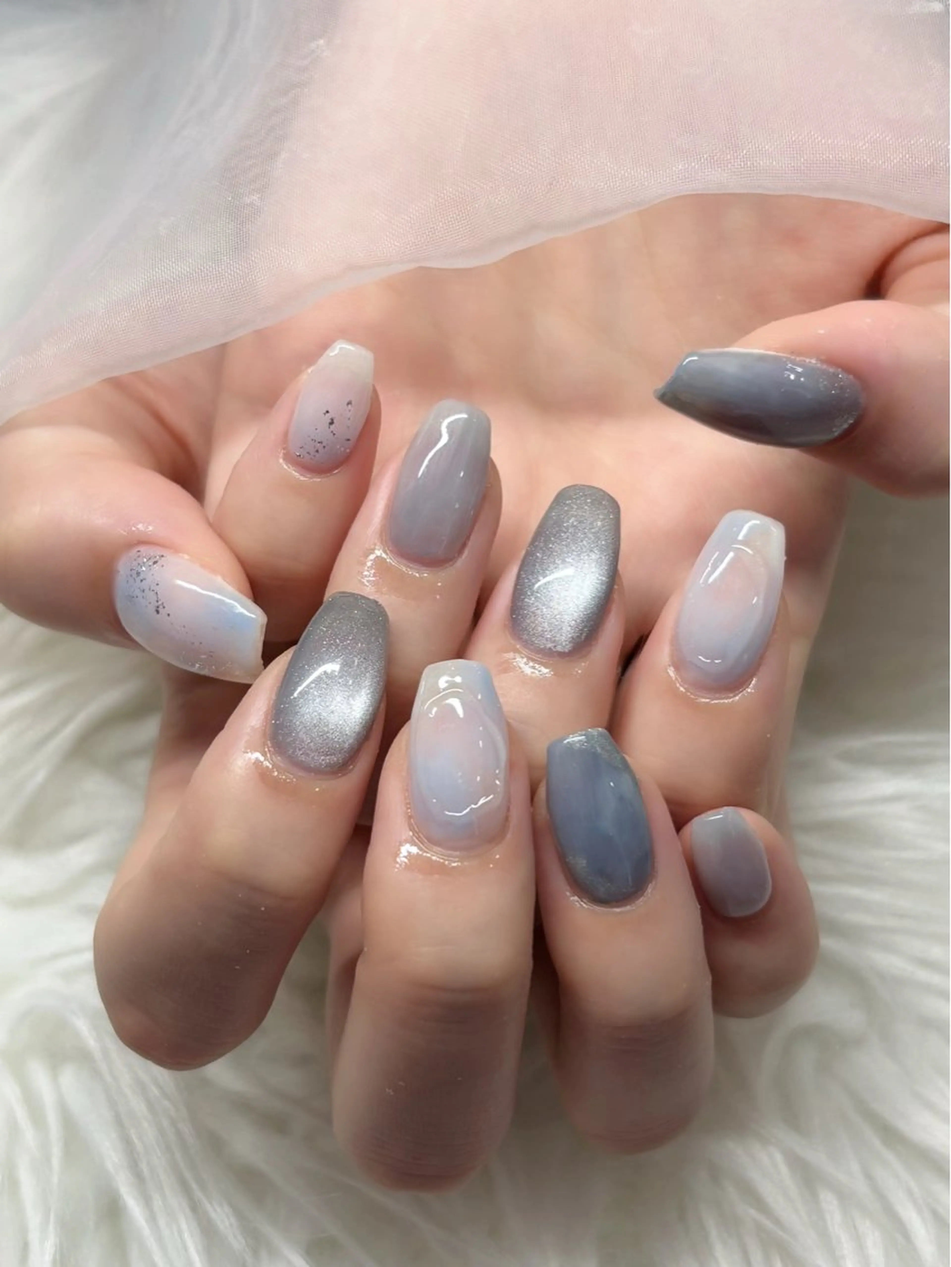 ネイル ハンドネイル nailsalon Lithos所属・nailsalon Recontreのネイルデザイン