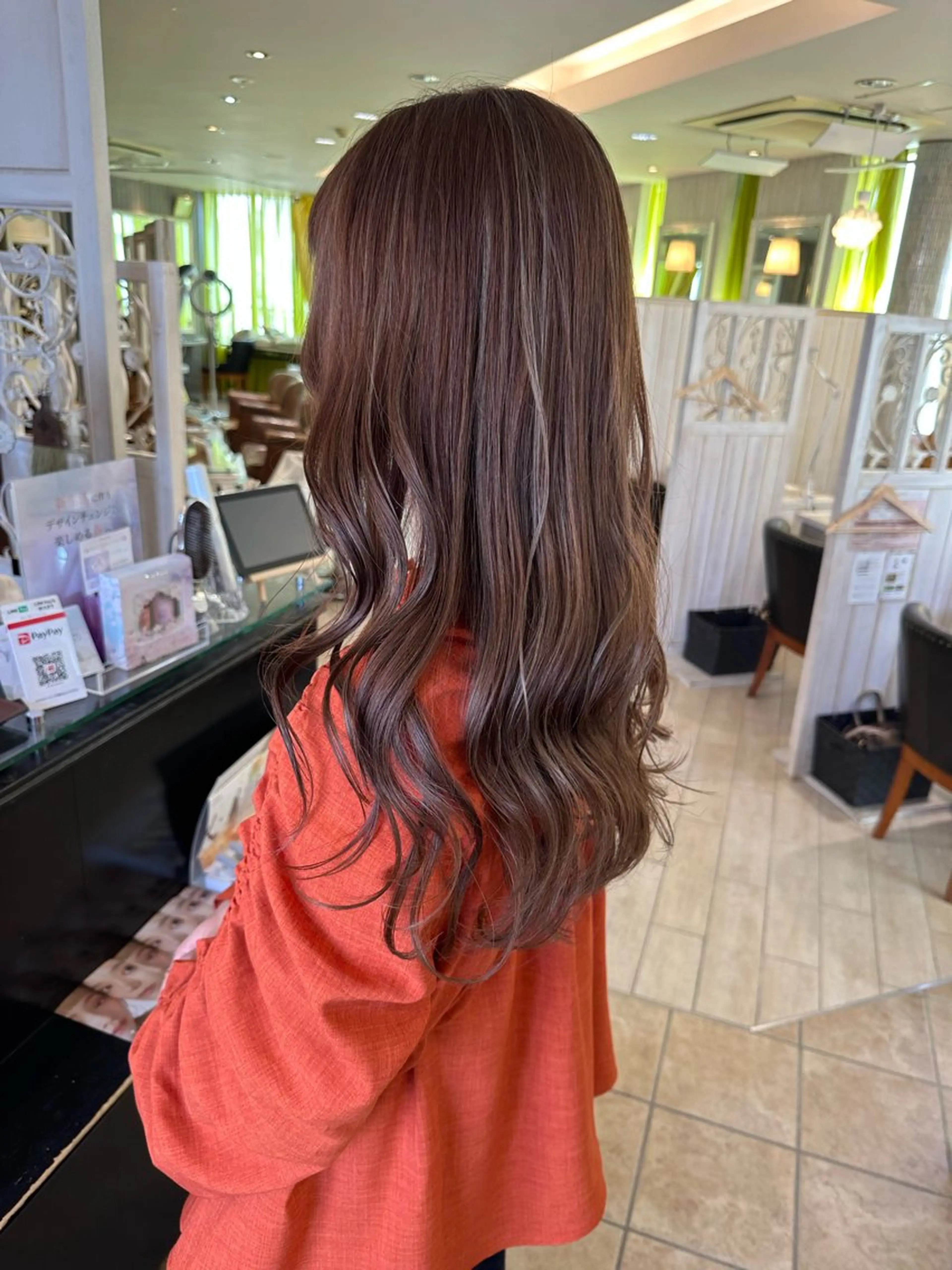 ロング カラー 増渕 駿介のヘアスタイル