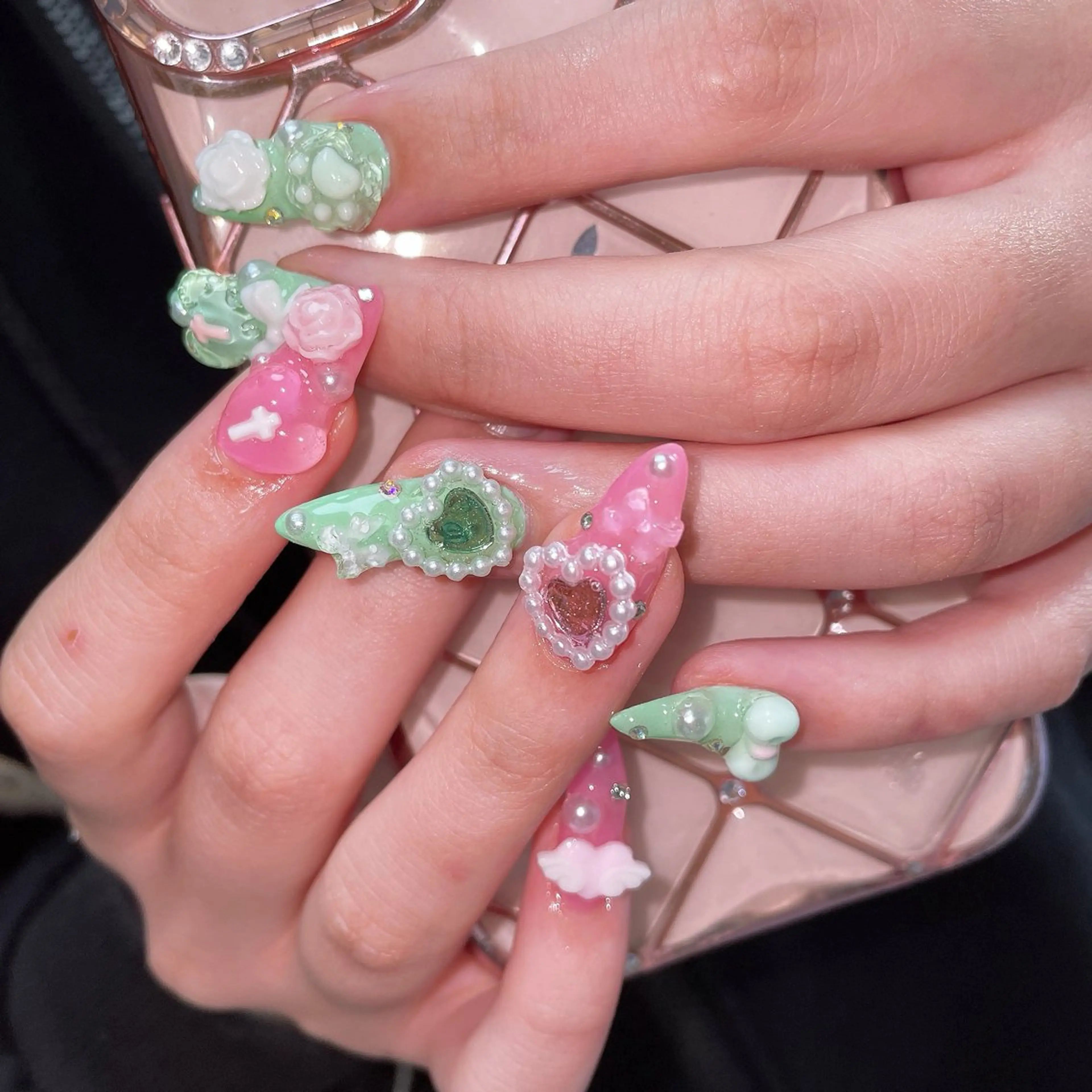 ネイル ネイルチップ ハンドネイル shino .のネイルデザイン