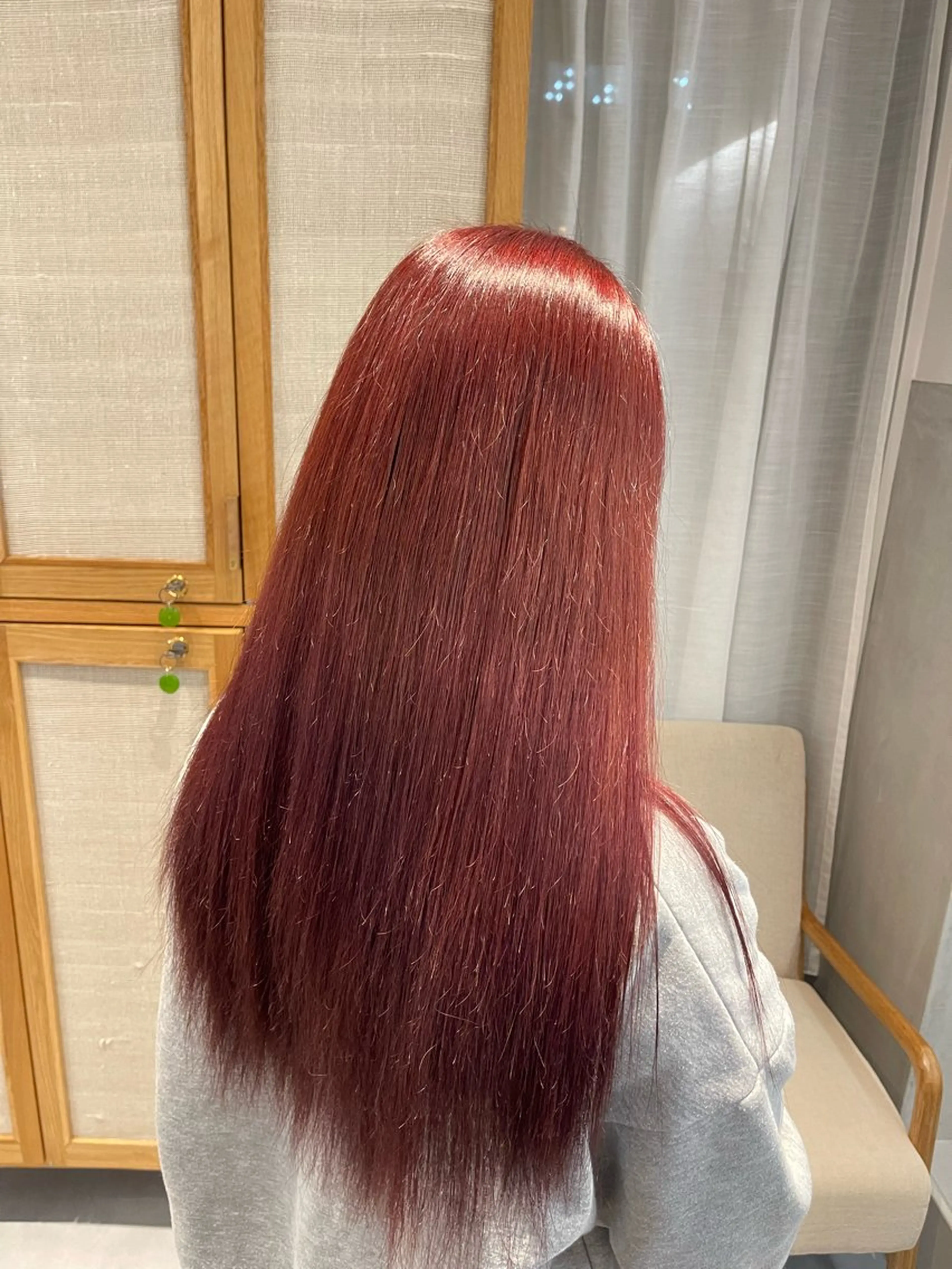 ロング カラー three所属・🦄今西 利音🦄のヘアスタイル