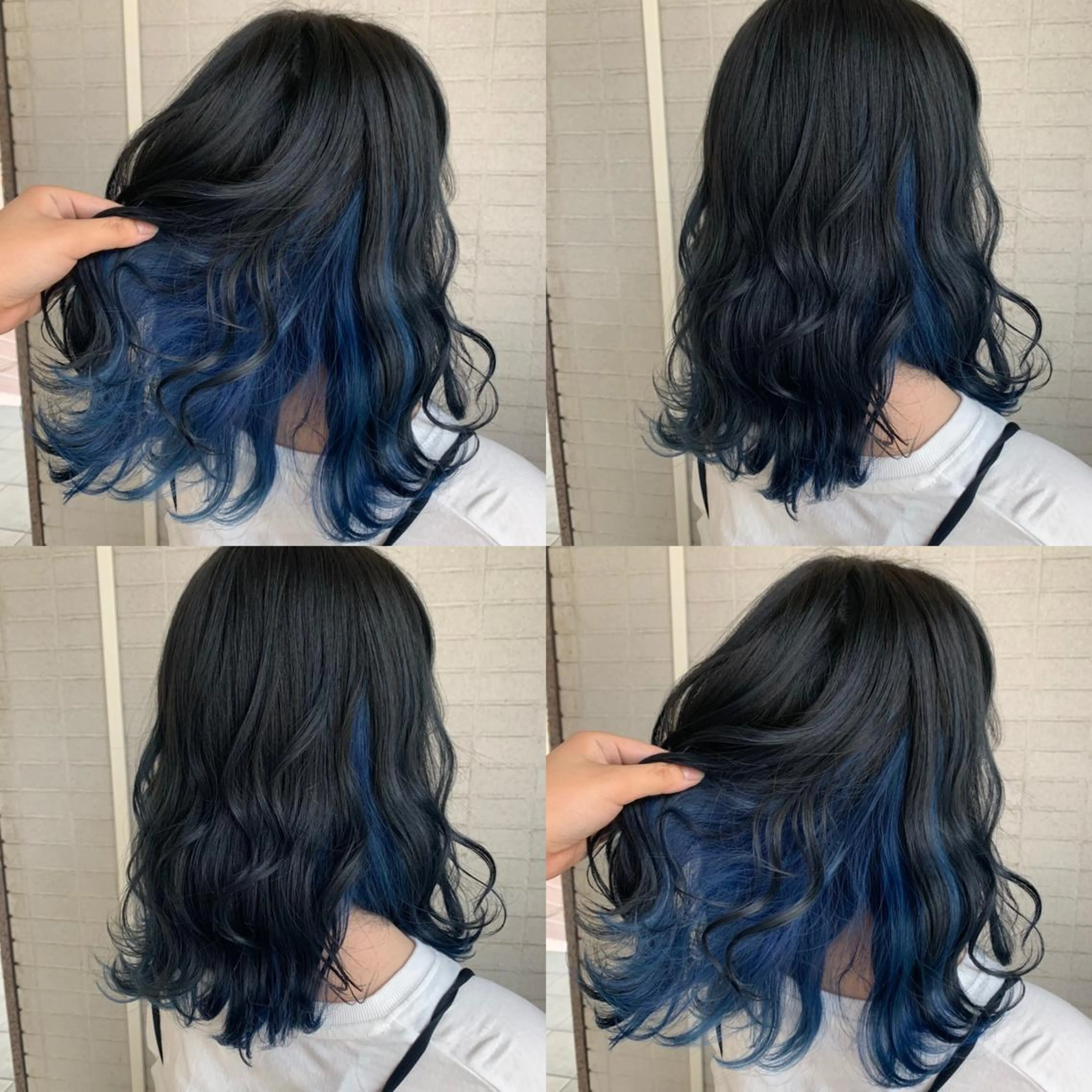 セミロング カラー ヘアケア・頭皮ケア デザインカラー/中田のヘアスタイル