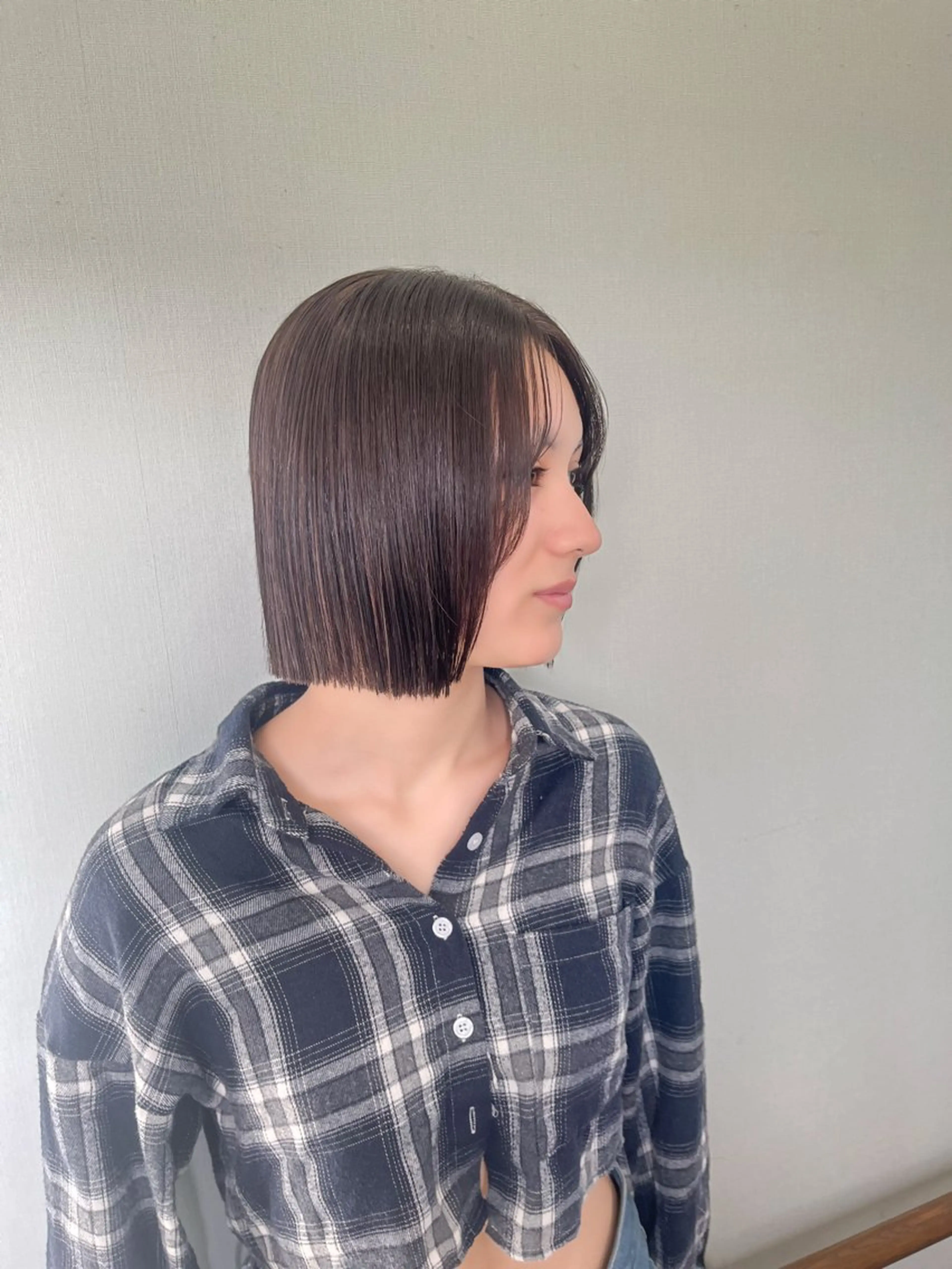 ショート 切りっぱなしボブ ボブ コジマショウタ/ボブ ショート/レイヤーのヘアスタイル
