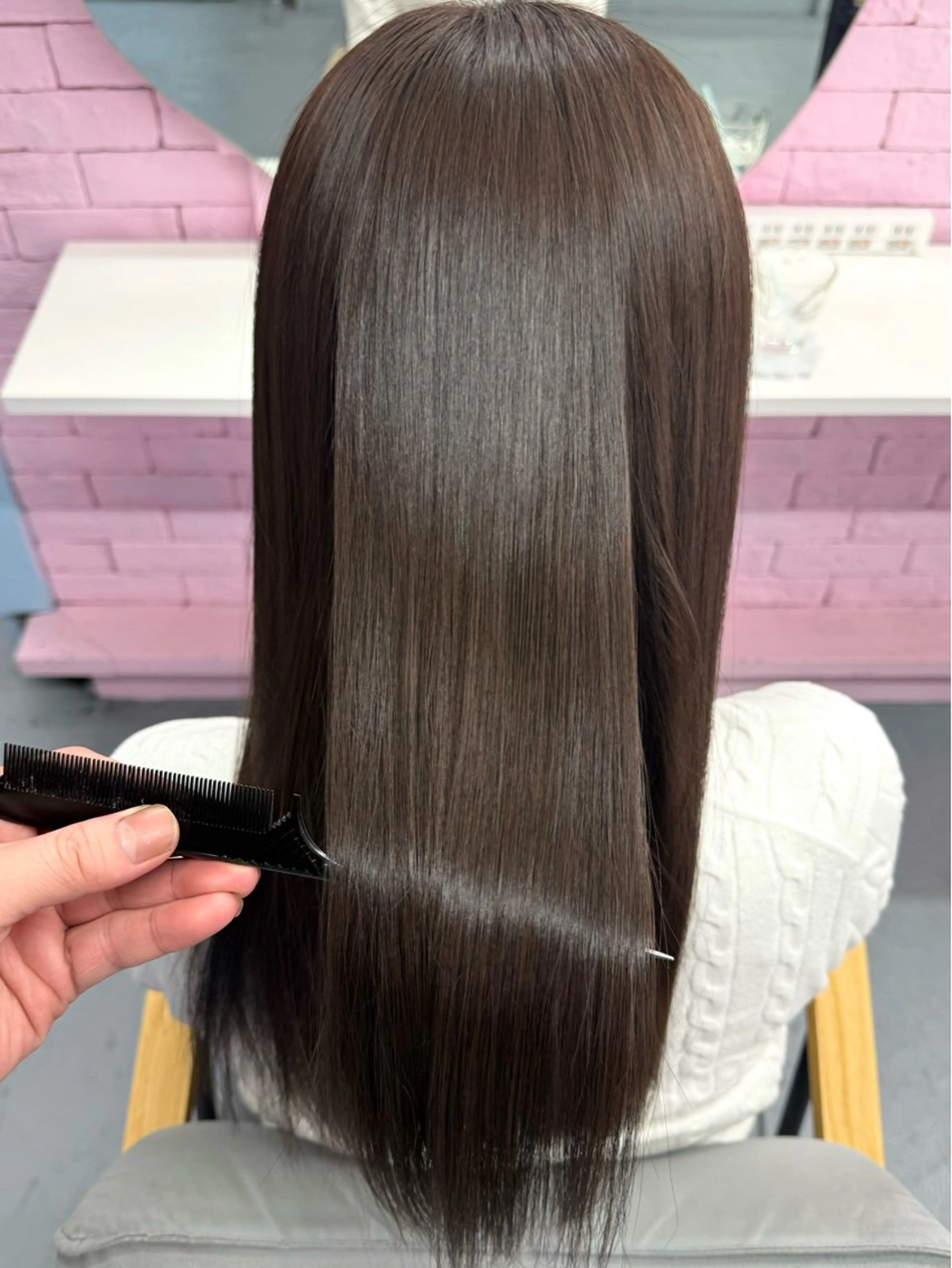 カット＋髪質改善縮毛矯正の写真